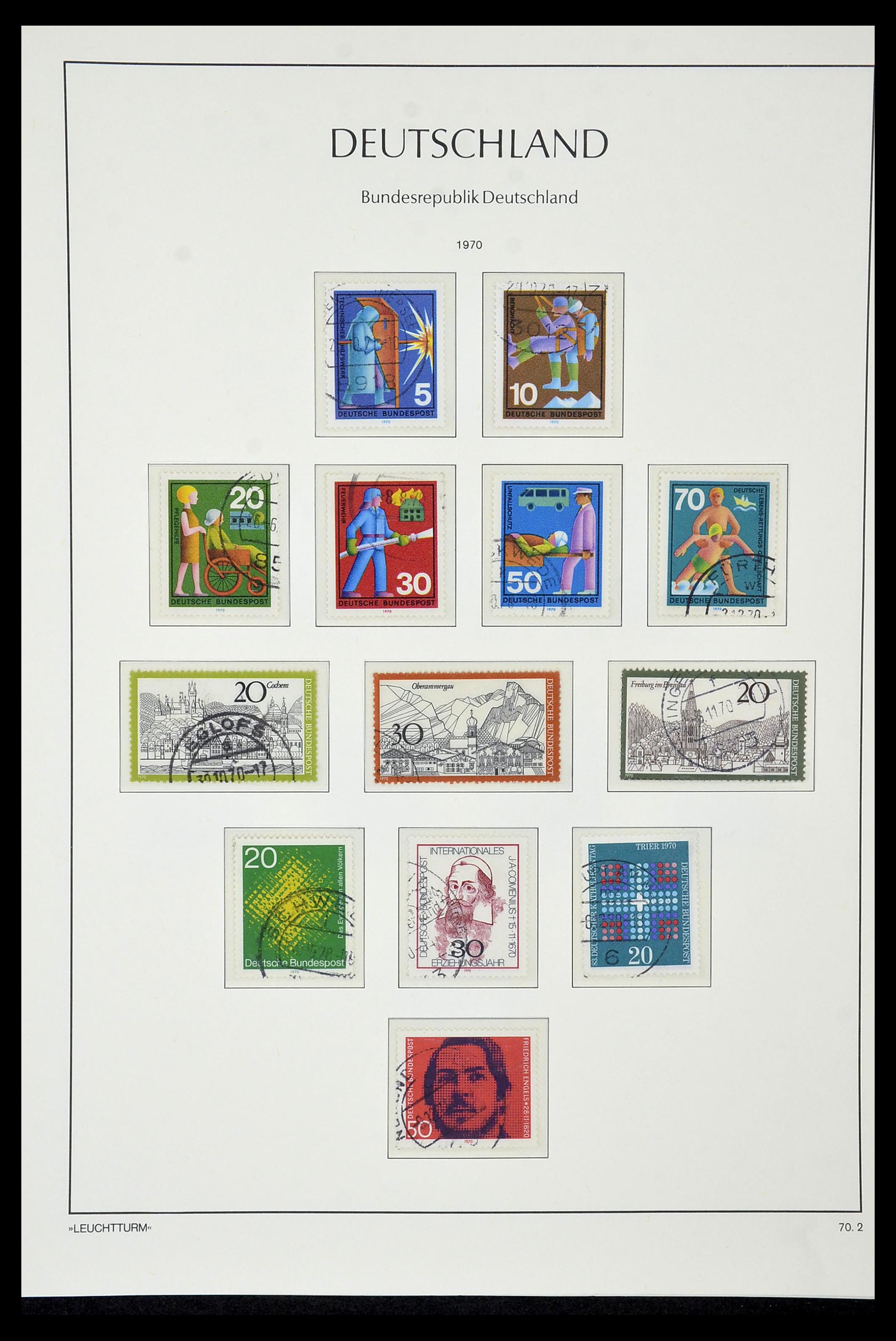 35061 048 - Postzegelverzameling 35061 Bundespost 1949-1977.