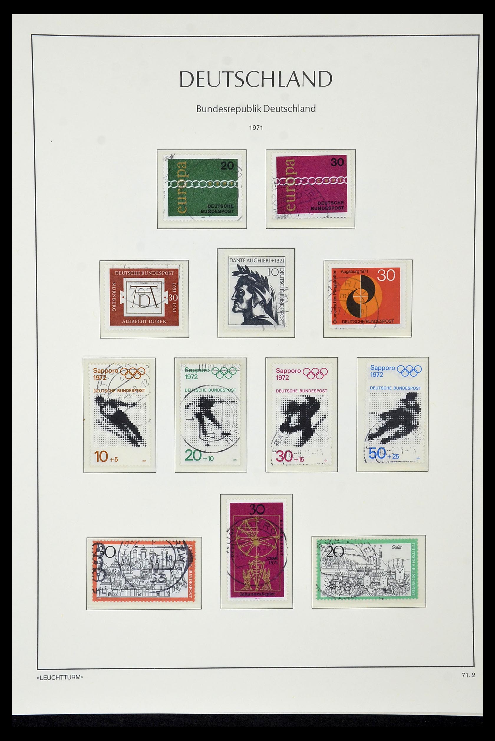35061 051 - Postzegelverzameling 35061 Bundespost 1949-1977.