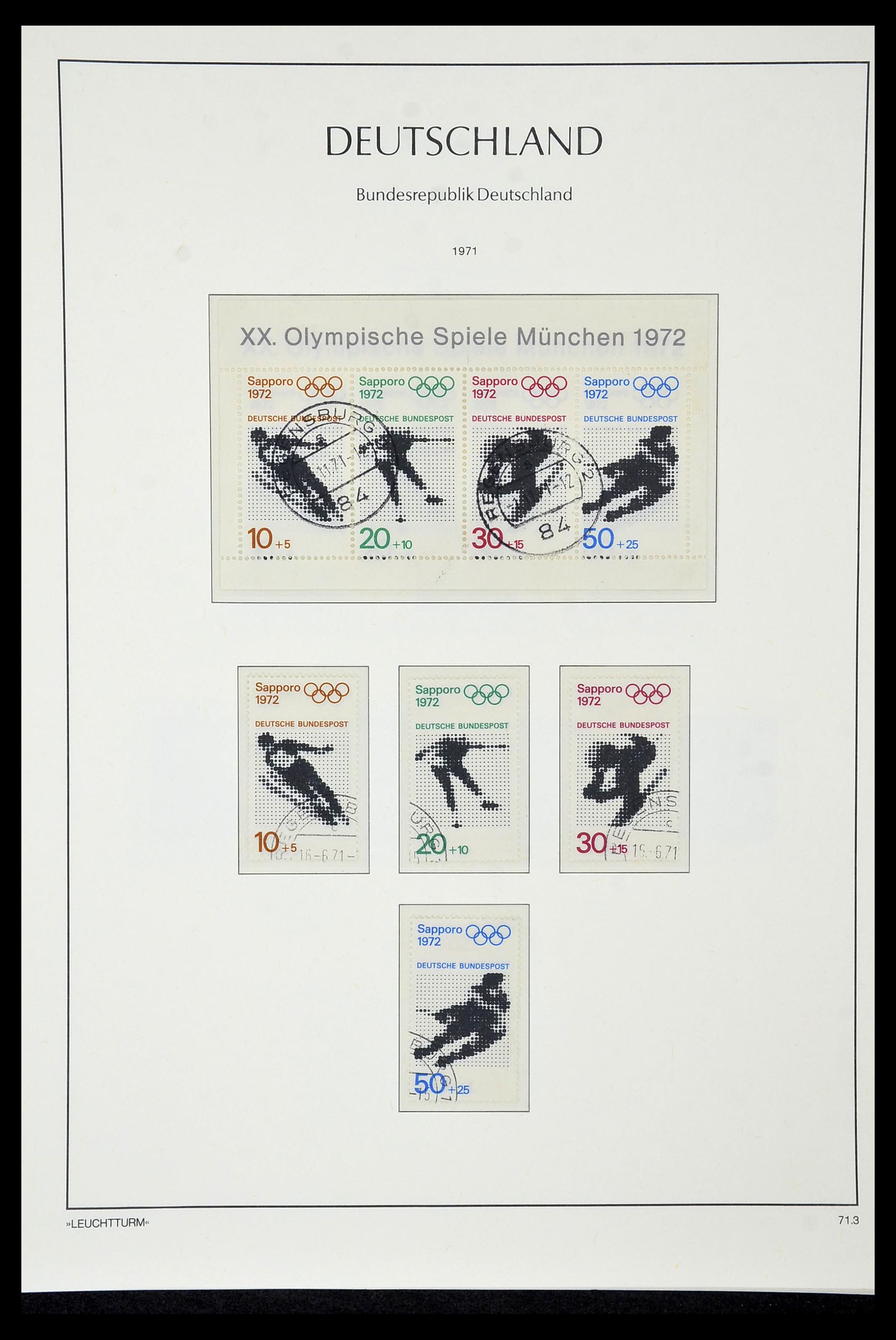 35061 052 - Postzegelverzameling 35061 Bundespost 1949-1977.