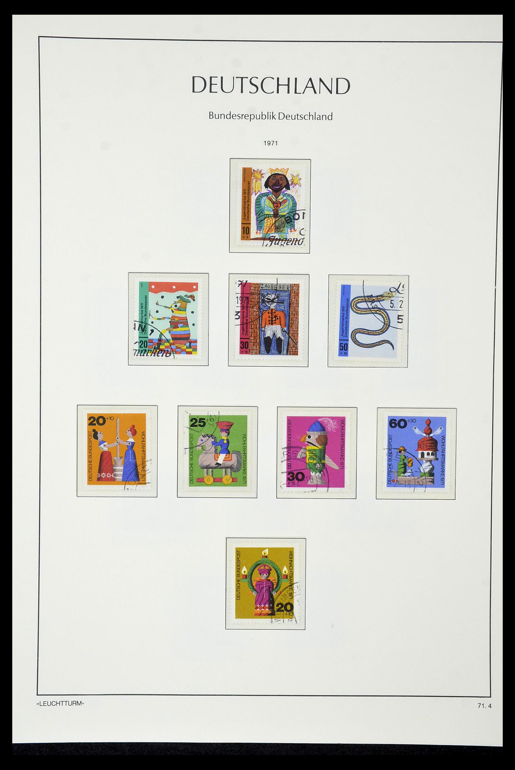 35061 053 - Postzegelverzameling 35061 Bundespost 1949-1977.