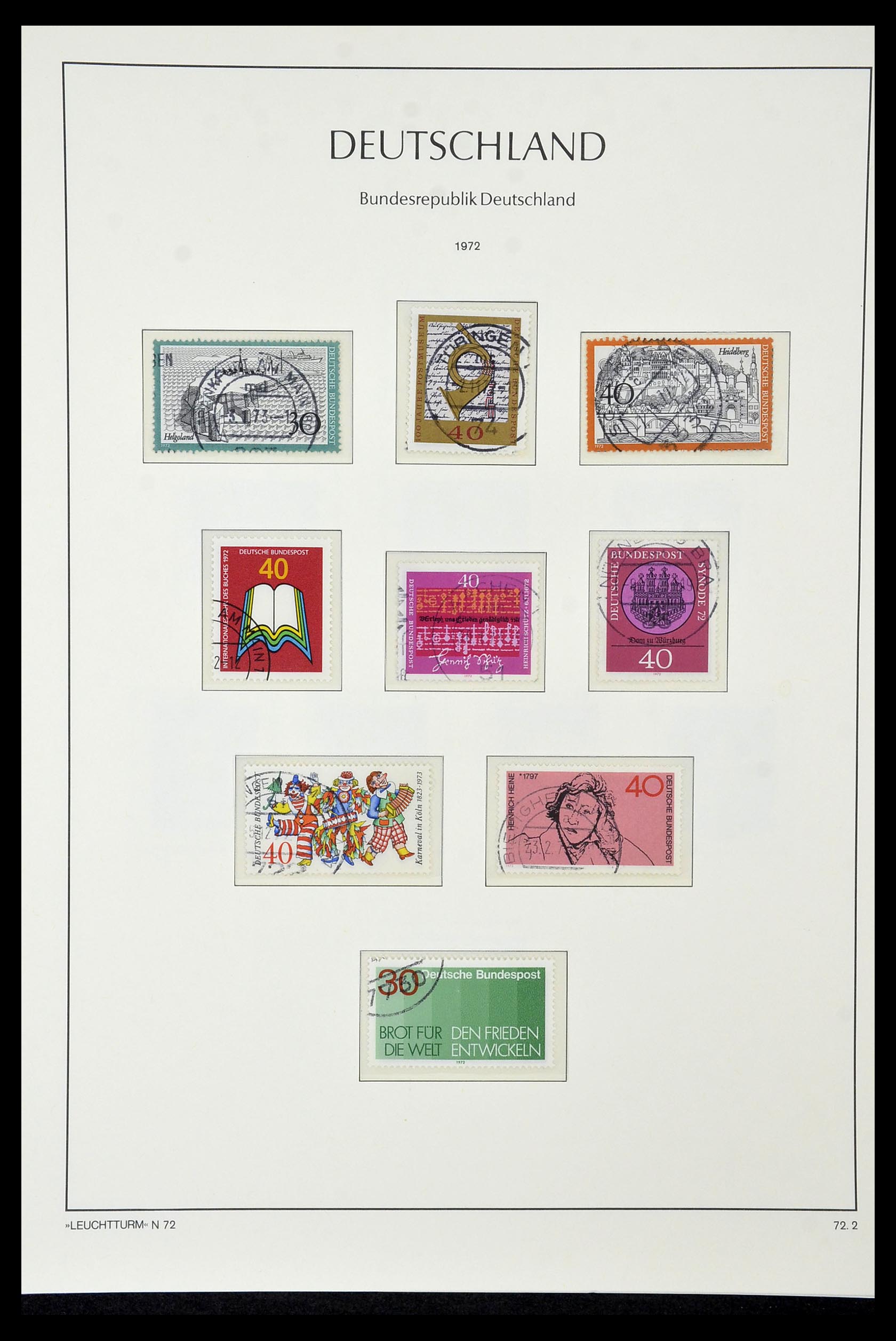 35061 055 - Postzegelverzameling 35061 Bundespost 1949-1977.