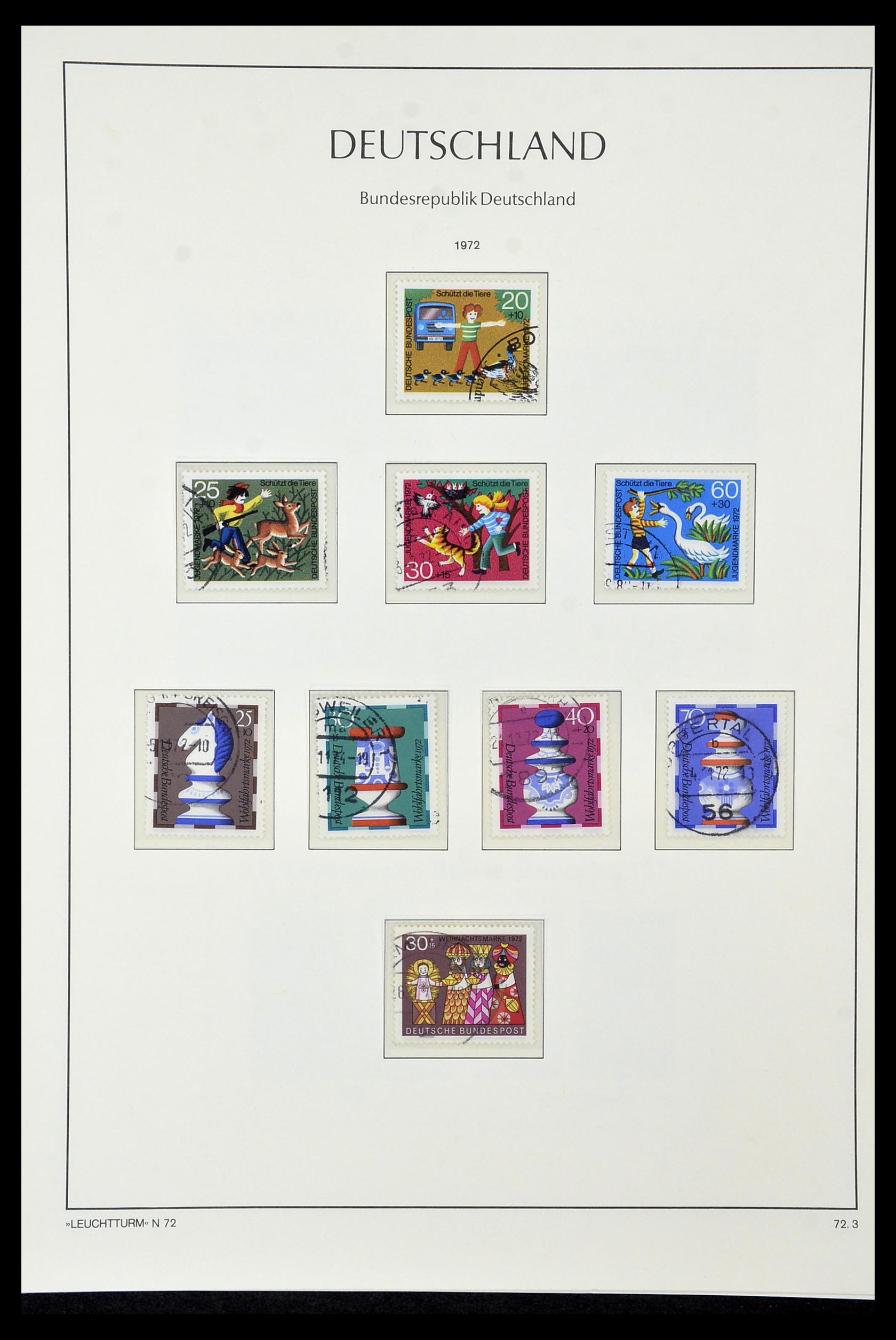35061 056 - Postzegelverzameling 35061 Bundespost 1949-1977.