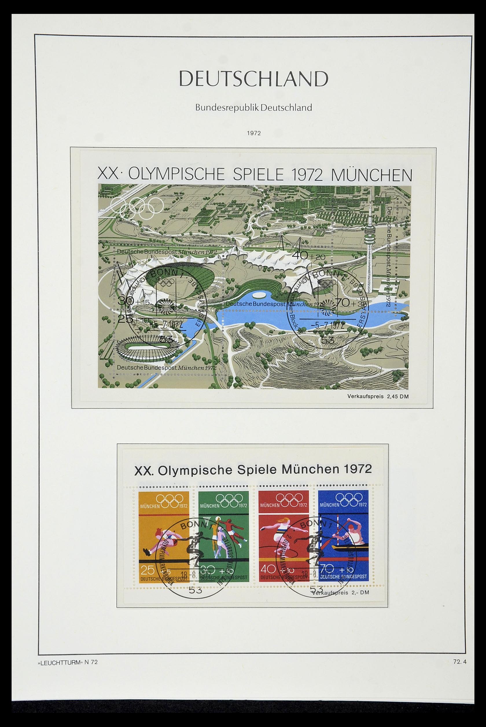 35061 057 - Postzegelverzameling 35061 Bundespost 1949-1977.
