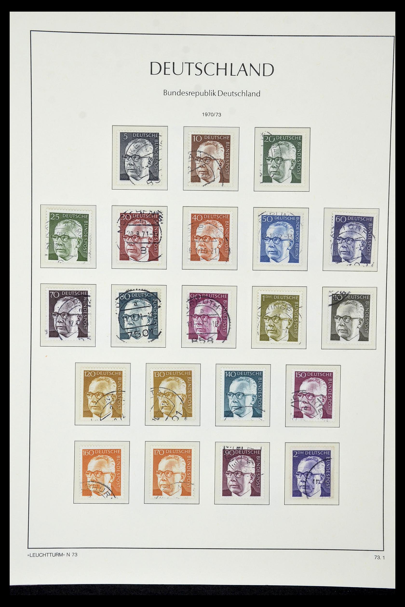 35061 059 - Postzegelverzameling 35061 Bundespost 1949-1977.