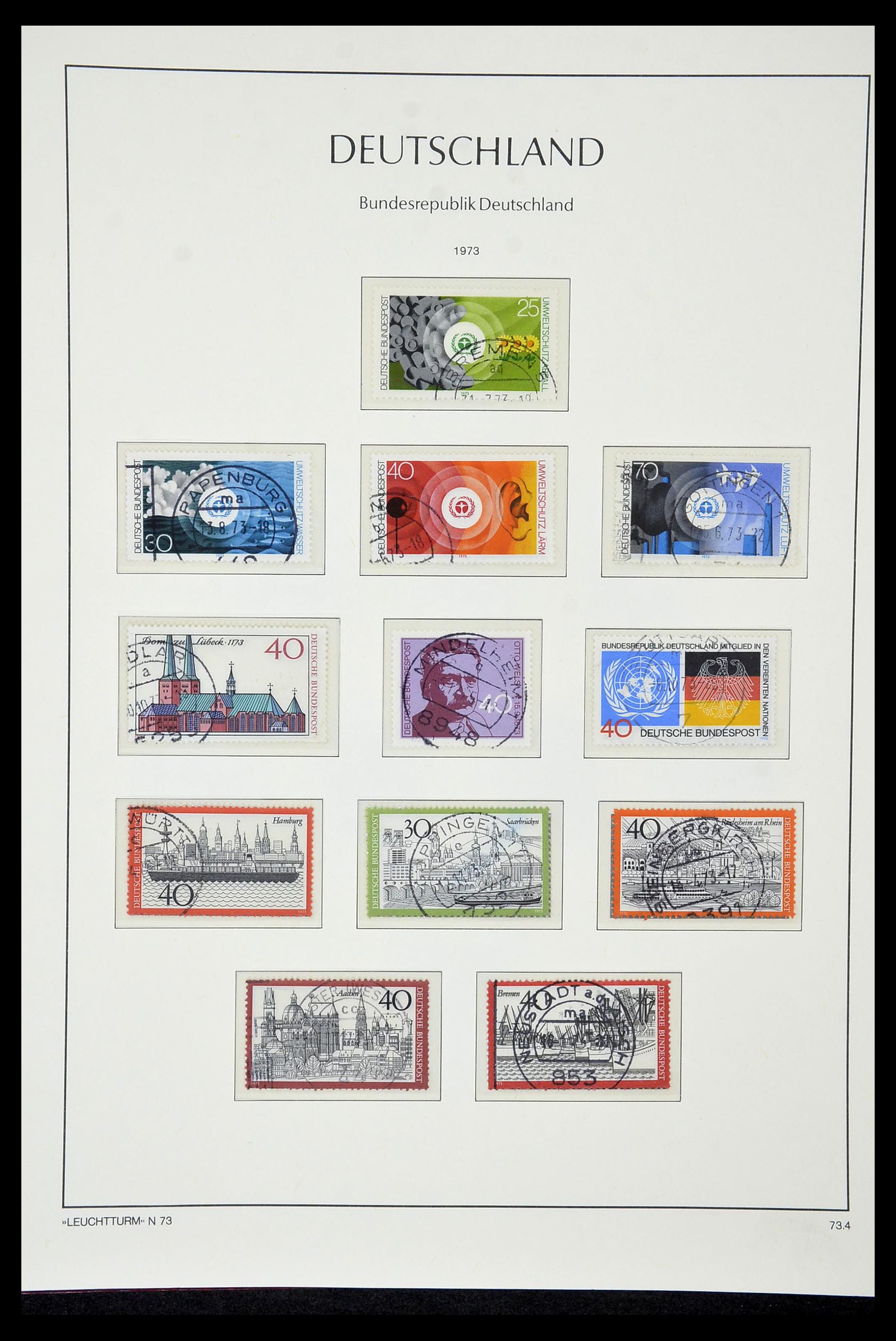 35061 062 - Postzegelverzameling 35061 Bundespost 1949-1977.