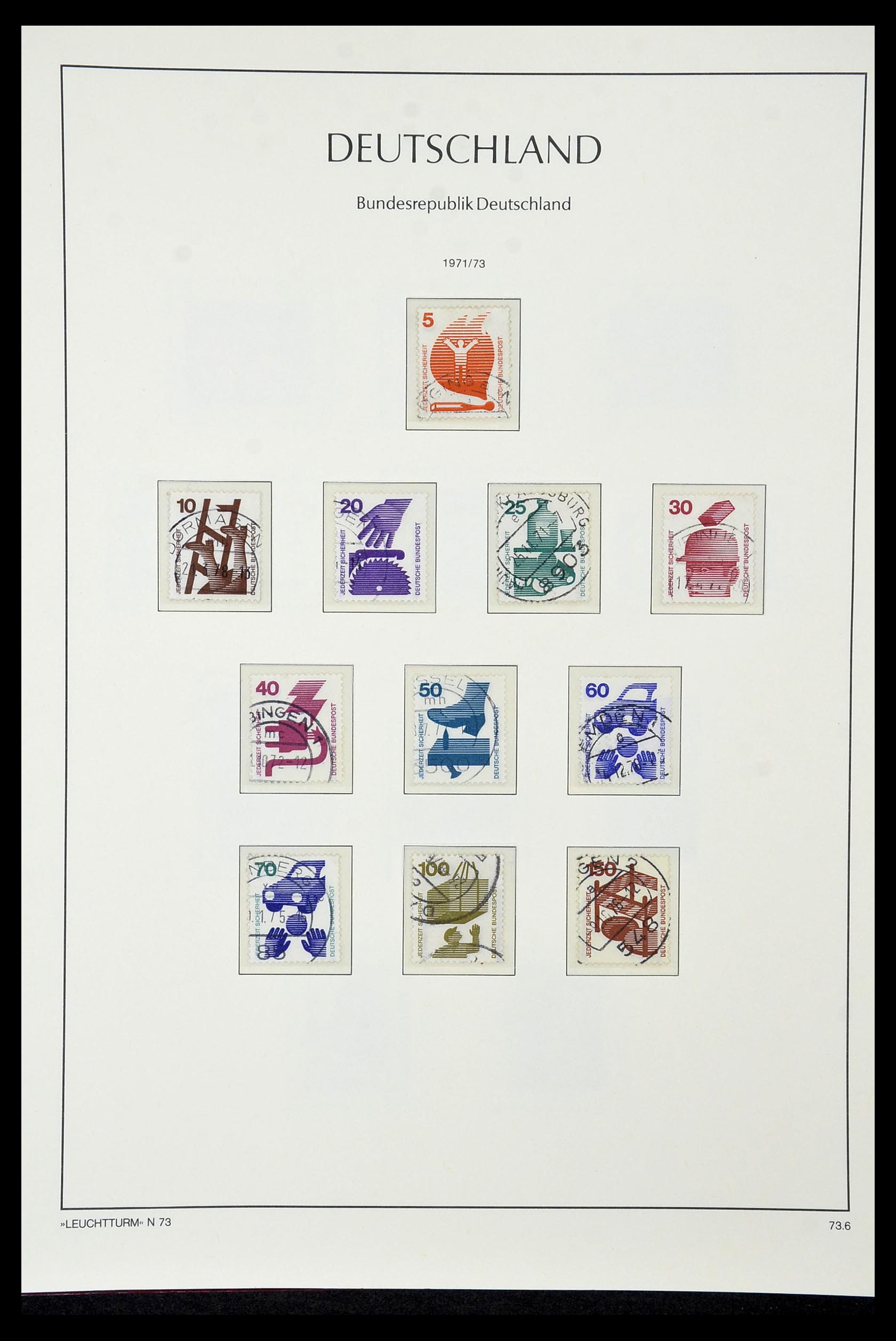 35061 064 - Postzegelverzameling 35061 Bundespost 1949-1977.