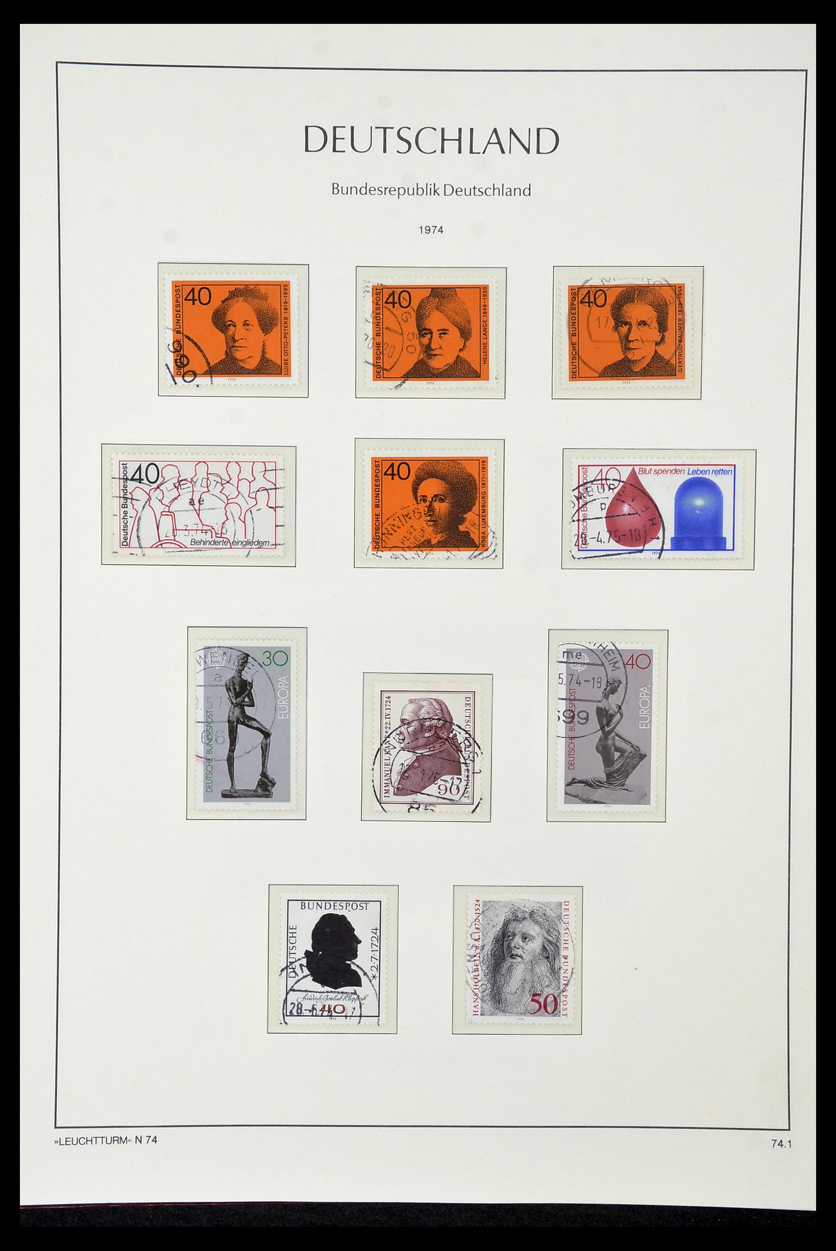 35061 065 - Postzegelverzameling 35061 Bundespost 1949-1977.