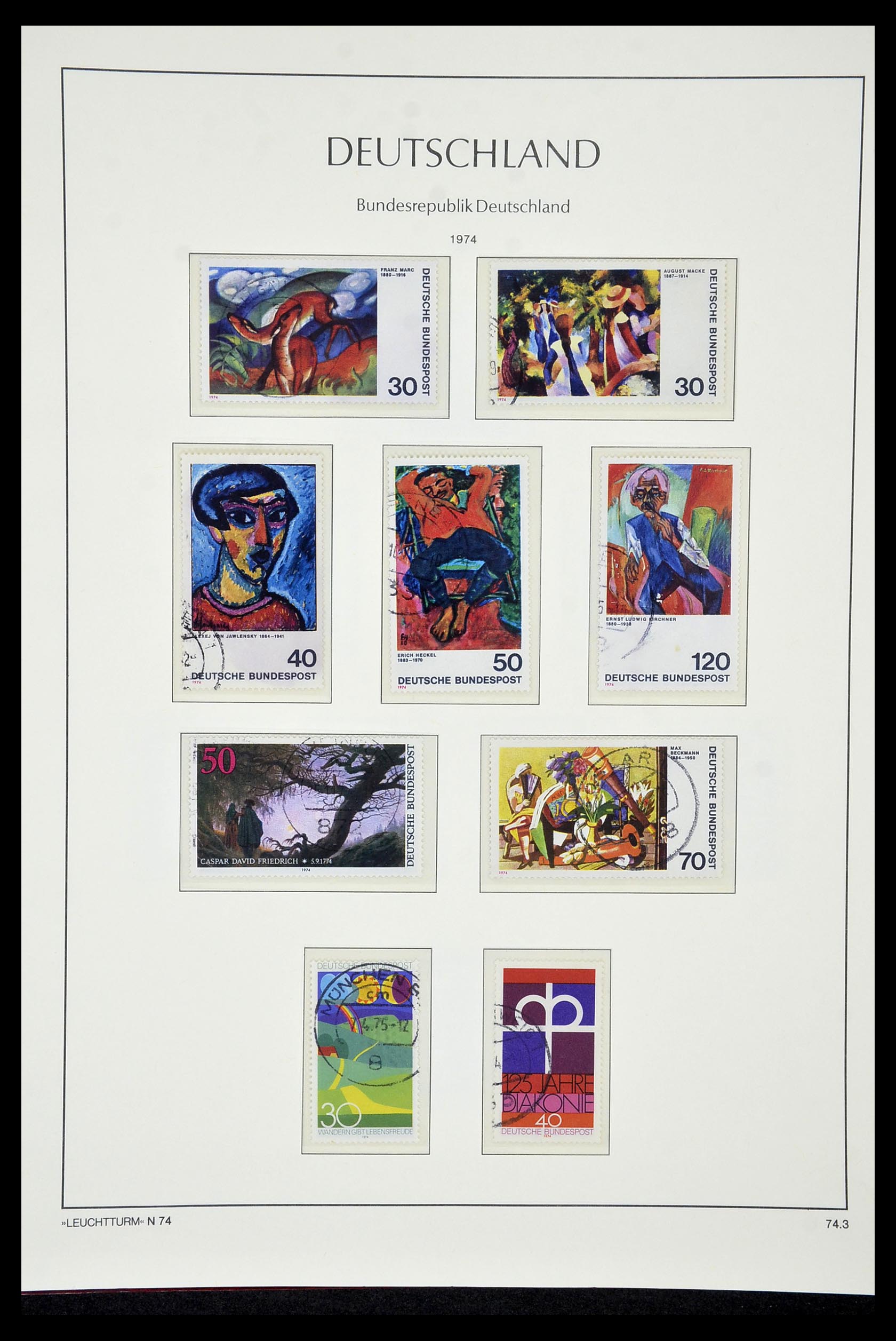 35061 067 - Postzegelverzameling 35061 Bundespost 1949-1977.