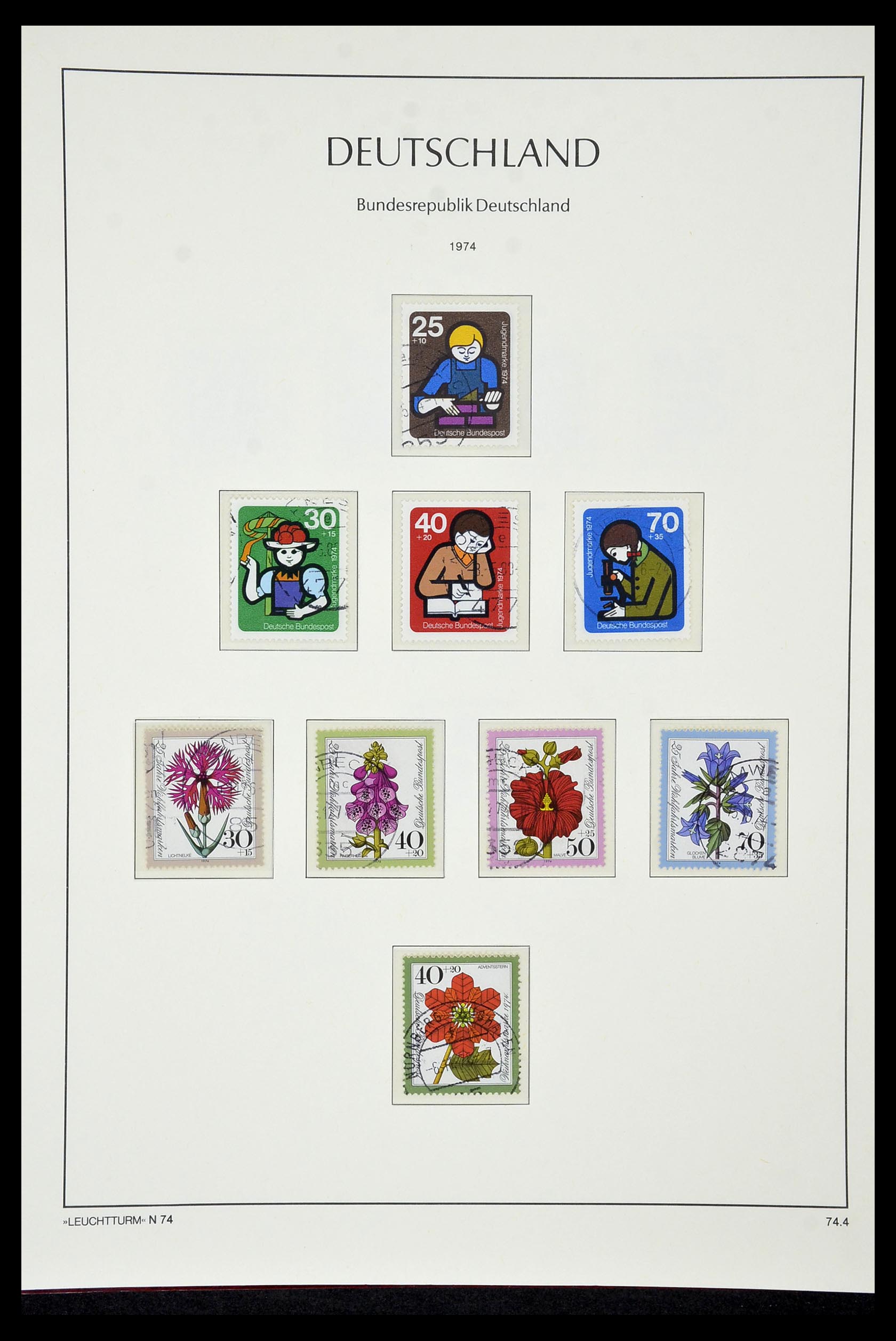 35061 068 - Postzegelverzameling 35061 Bundespost 1949-1977.