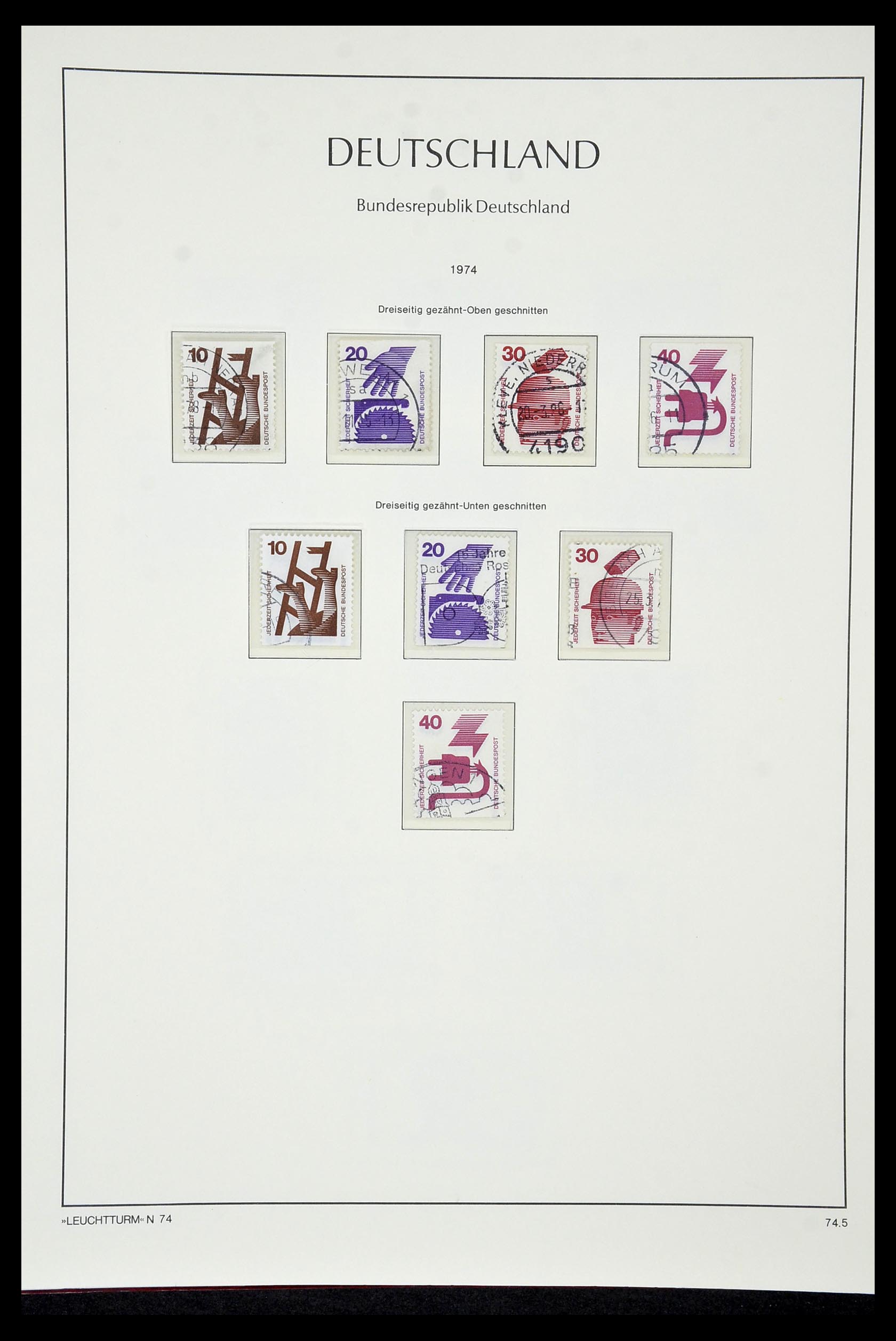 35061 069 - Stamp Collection 35061 Bundespost 1949-1977.
