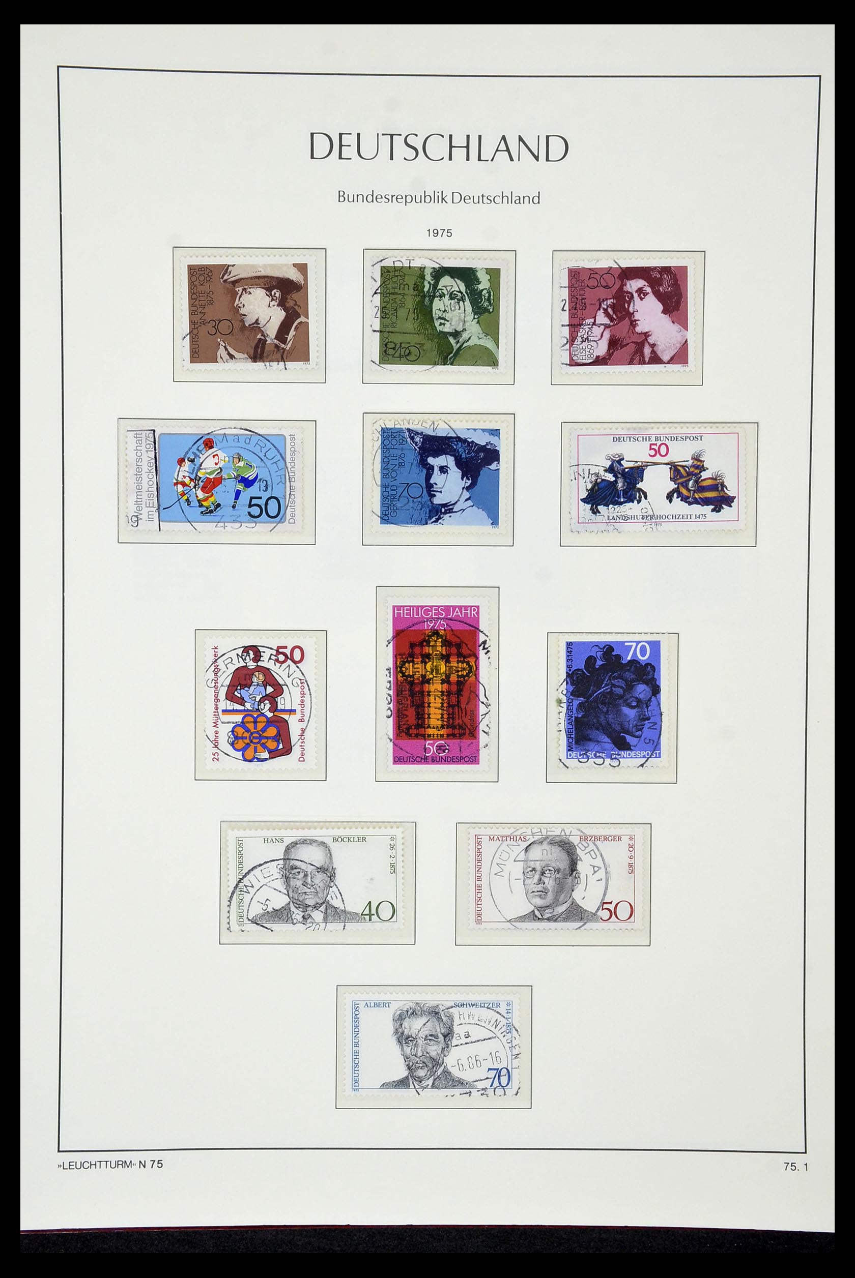 35061 070 - Stamp Collection 35061 Bundespost 1949-1977.