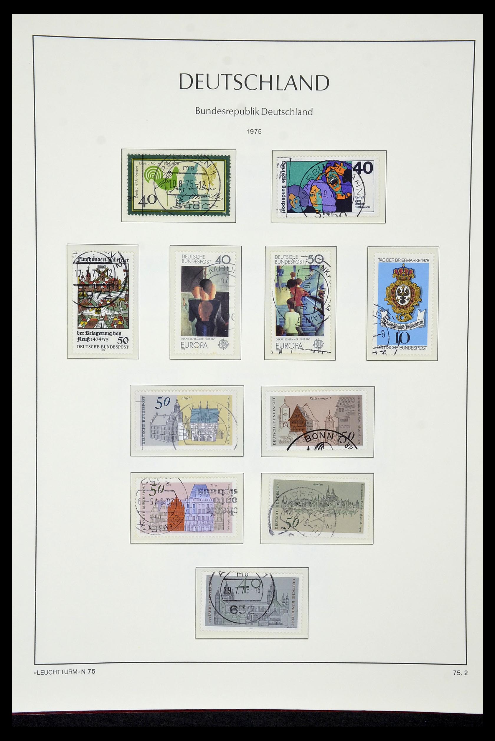 35061 071 - Postzegelverzameling 35061 Bundespost 1949-1977.