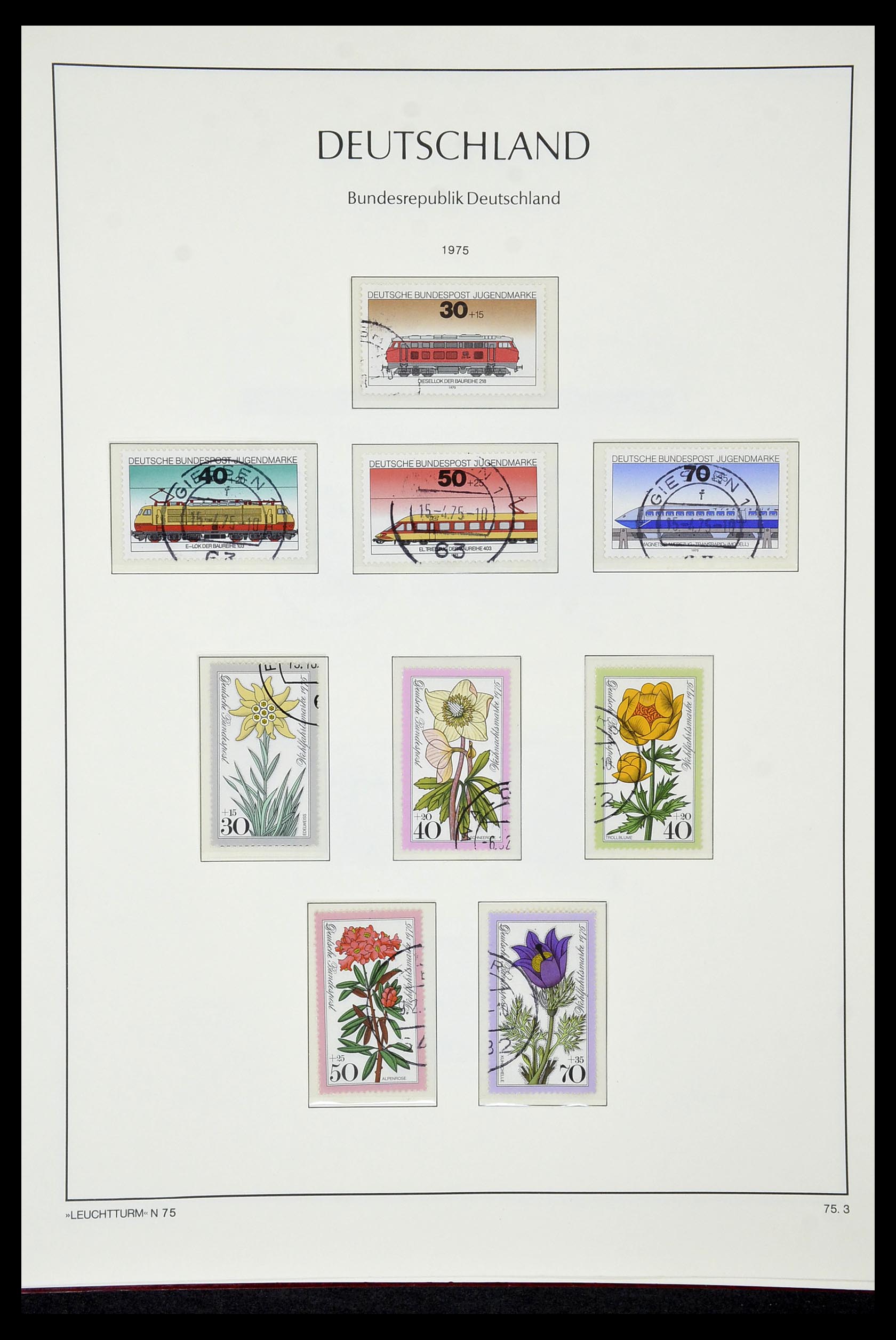 35061 072 - Stamp Collection 35061 Bundespost 1949-1977.