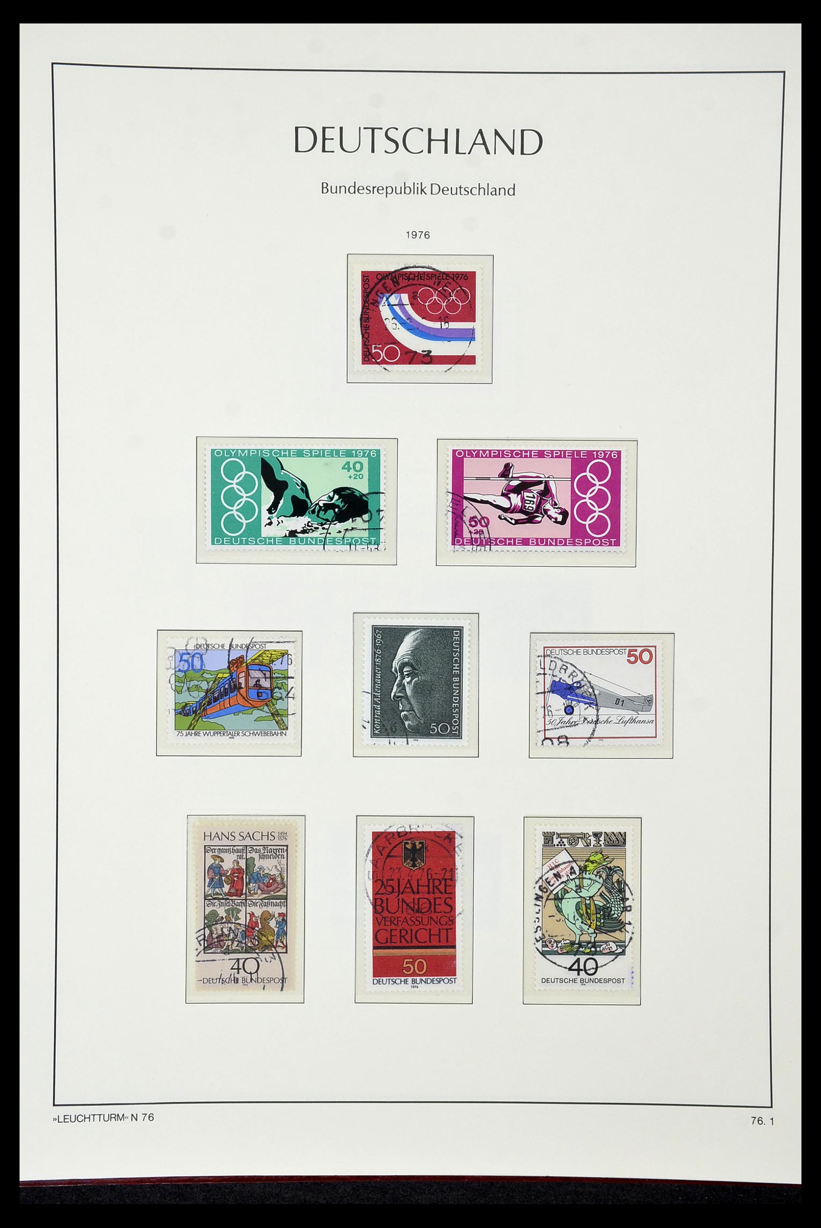 35061 075 - Stamp Collection 35061 Bundespost 1949-1977.