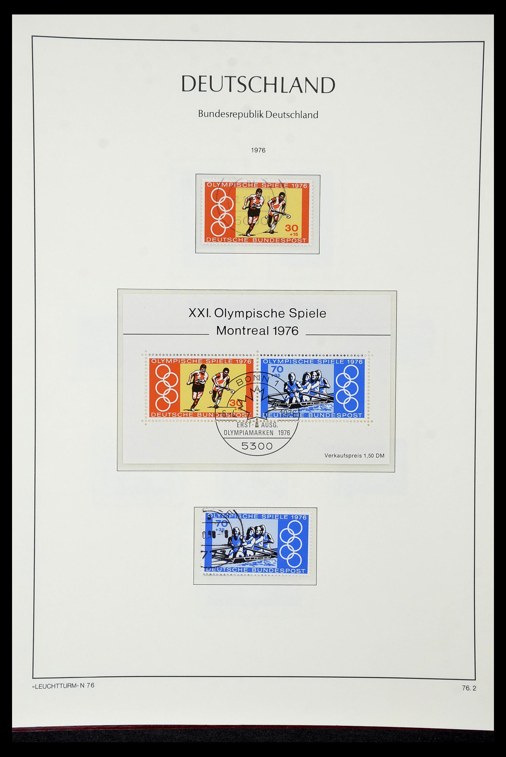 35061 076 - Postzegelverzameling 35061 Bundespost 1949-1977.