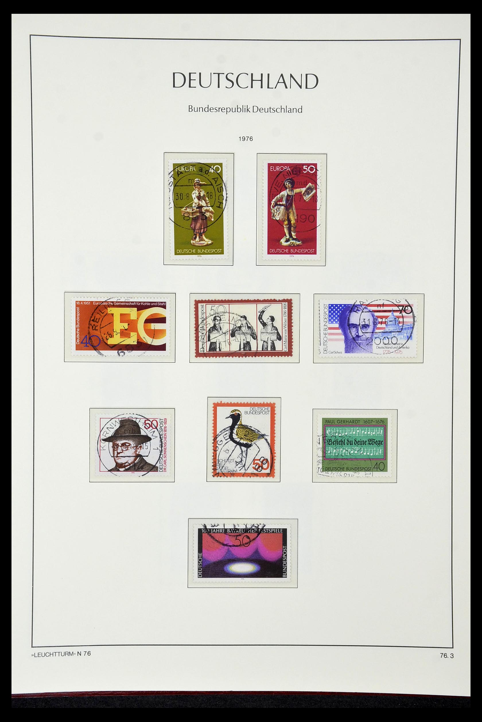 35061 077 - Postzegelverzameling 35061 Bundespost 1949-1977.