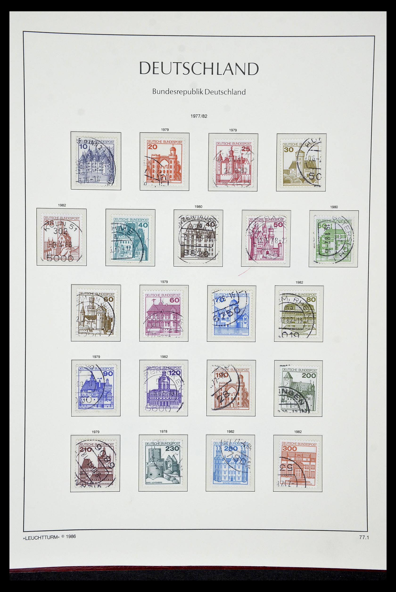 35061 081 - Postzegelverzameling 35061 Bundespost 1949-1977.