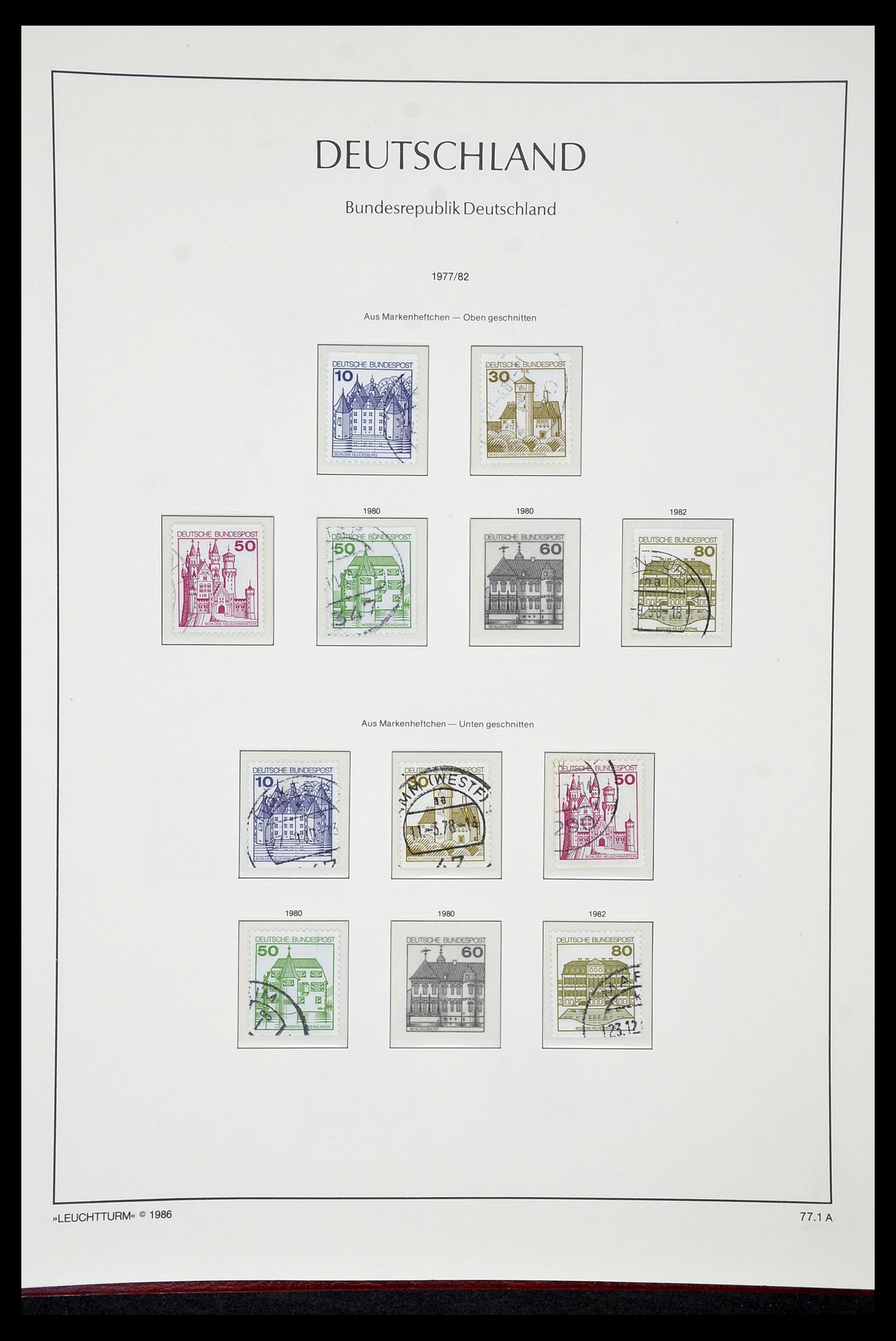 35061 082 - Postzegelverzameling 35061 Bundespost 1949-1977.