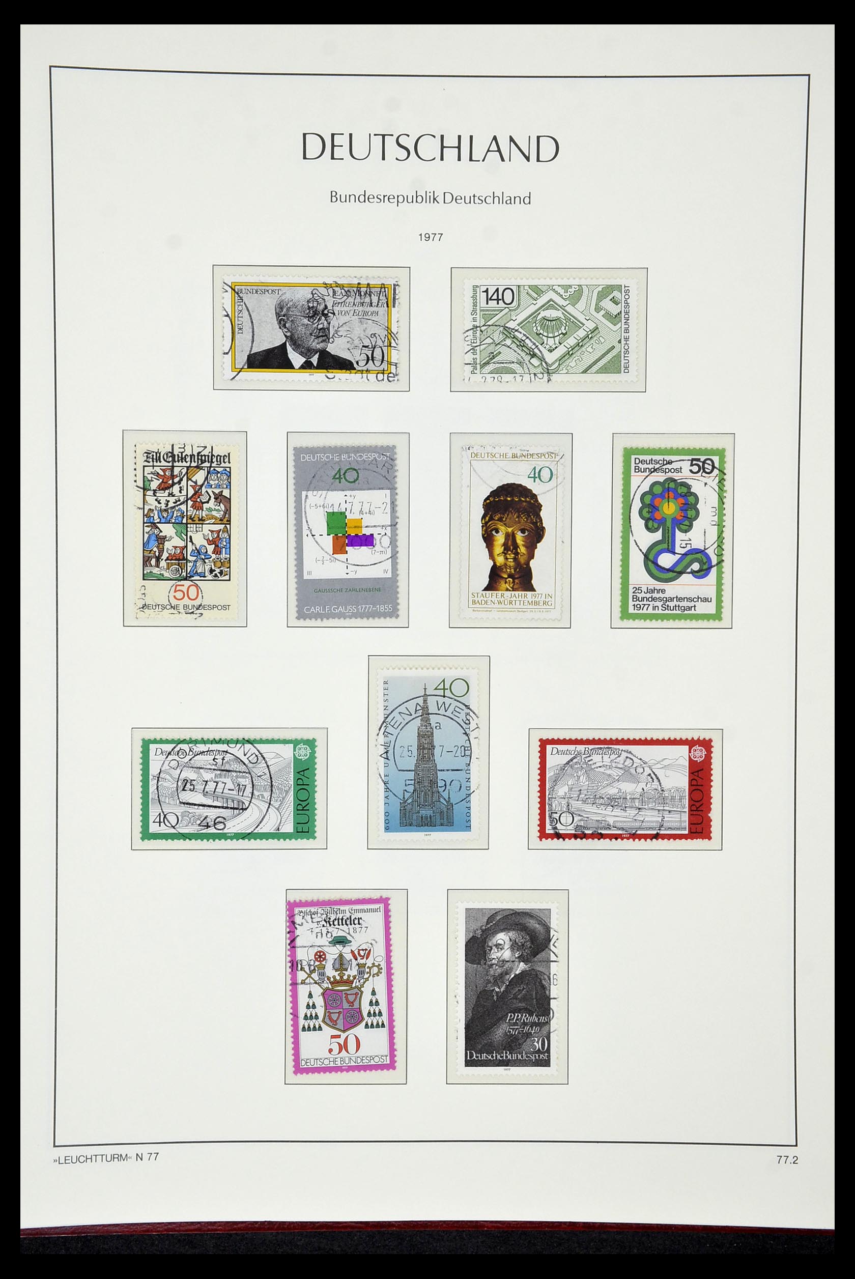 35061 083 - Postzegelverzameling 35061 Bundespost 1949-1977.
