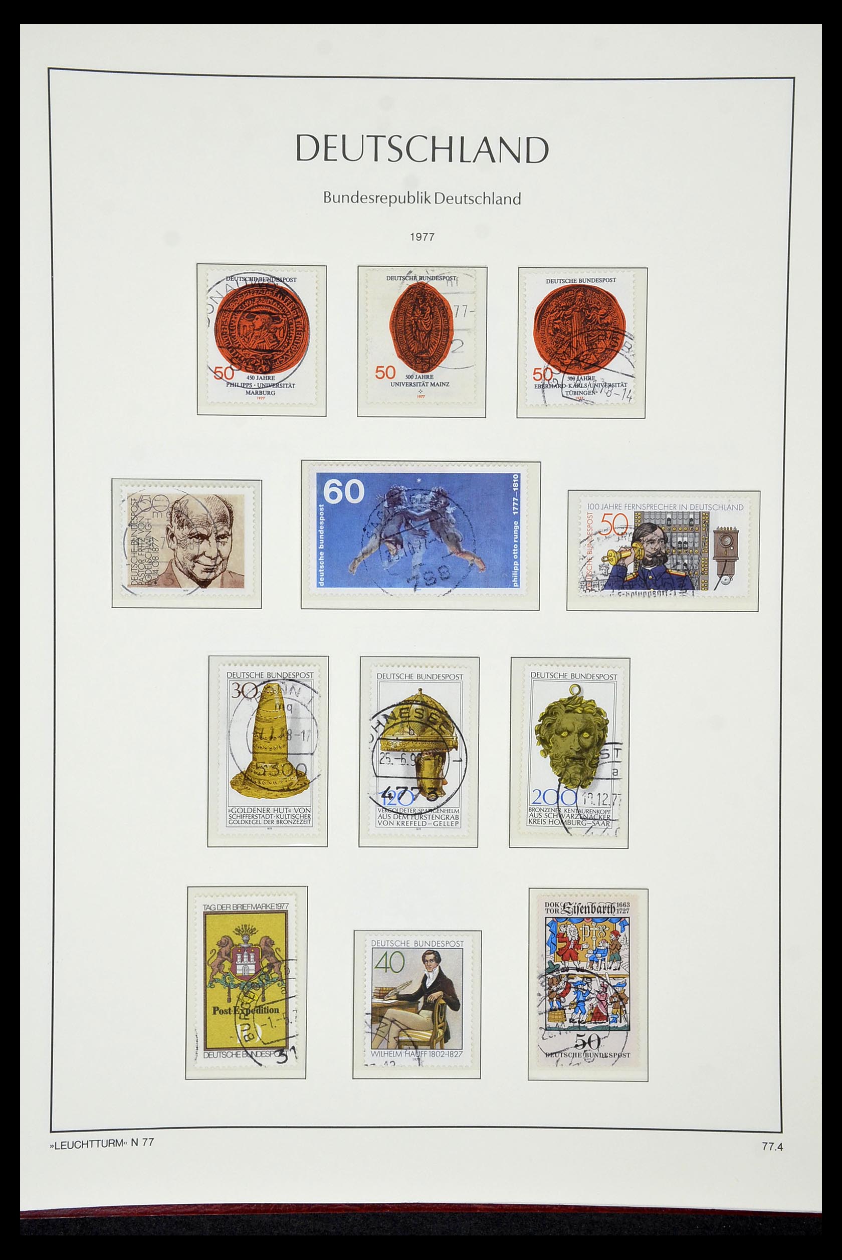 35061 085 - Postzegelverzameling 35061 Bundespost 1949-1977.