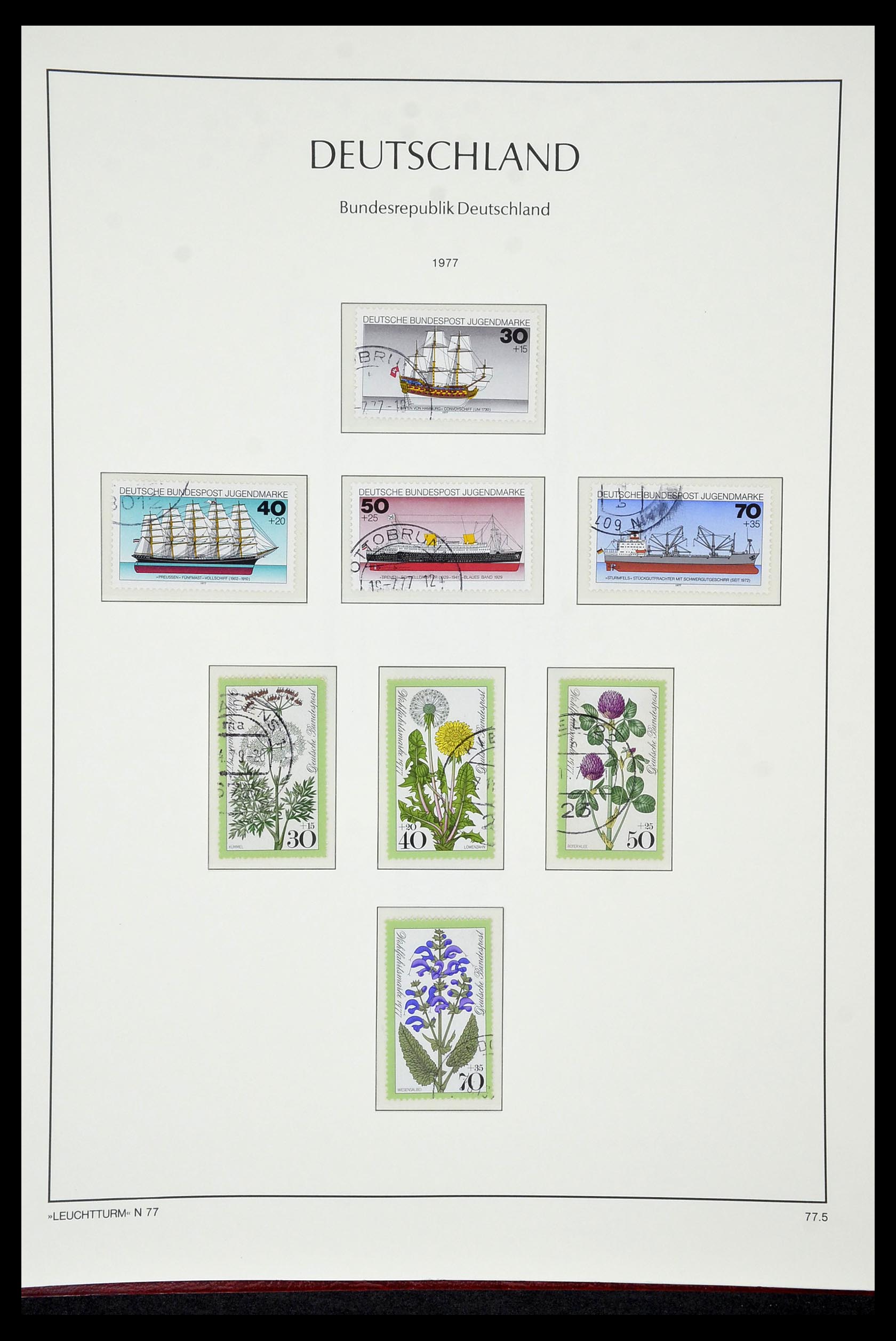 35061 086 - Postzegelverzameling 35061 Bundespost 1949-1977.