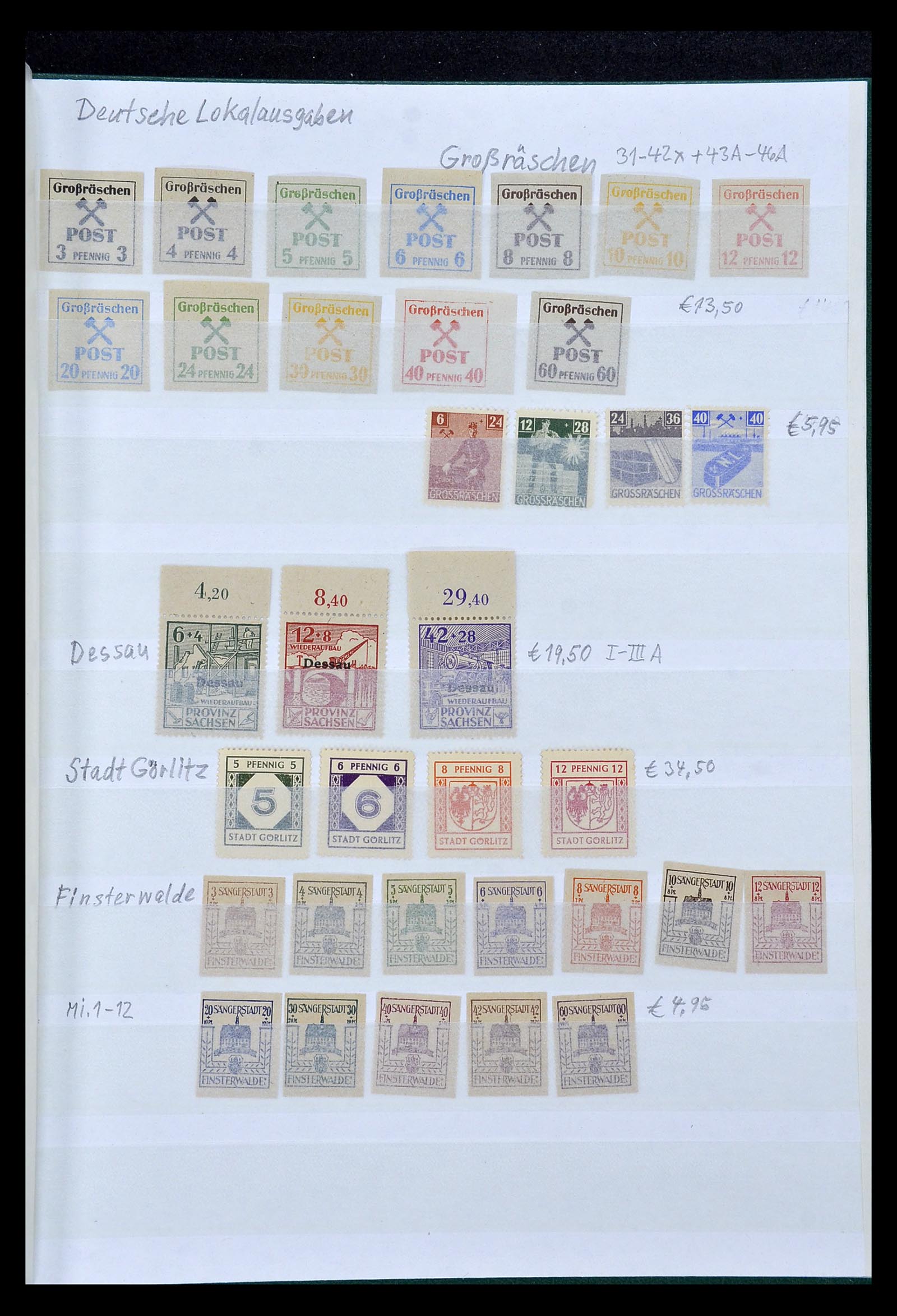 35063 001 - Postzegelverzameling 35063 Duitse Zones 1945-1949.