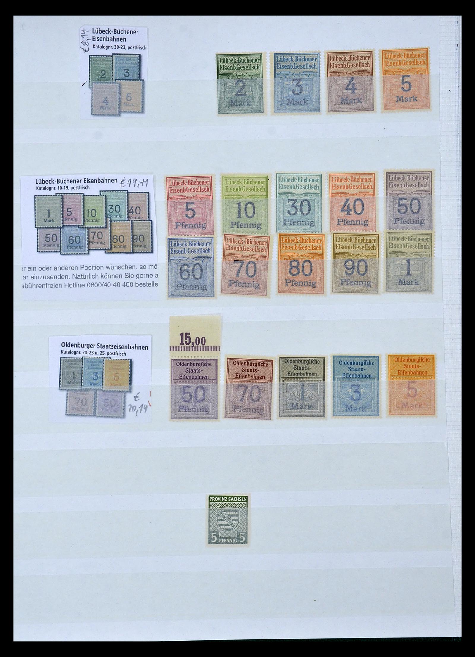 35063 010 - Stamp Collection 35063 German Zones 1945-1949.