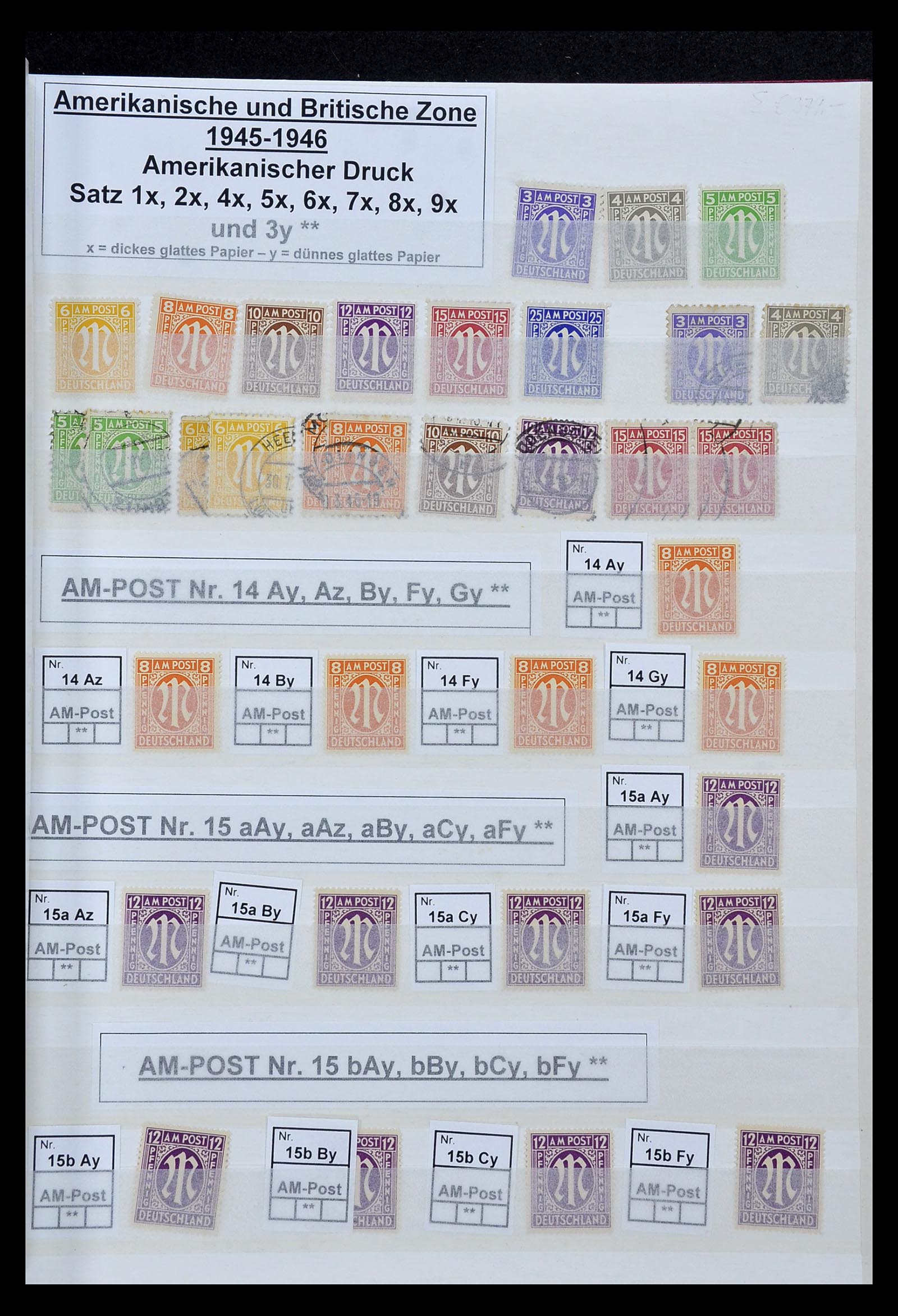 35063 012 - Stamp Collection 35063 German Zones 1945-1949.