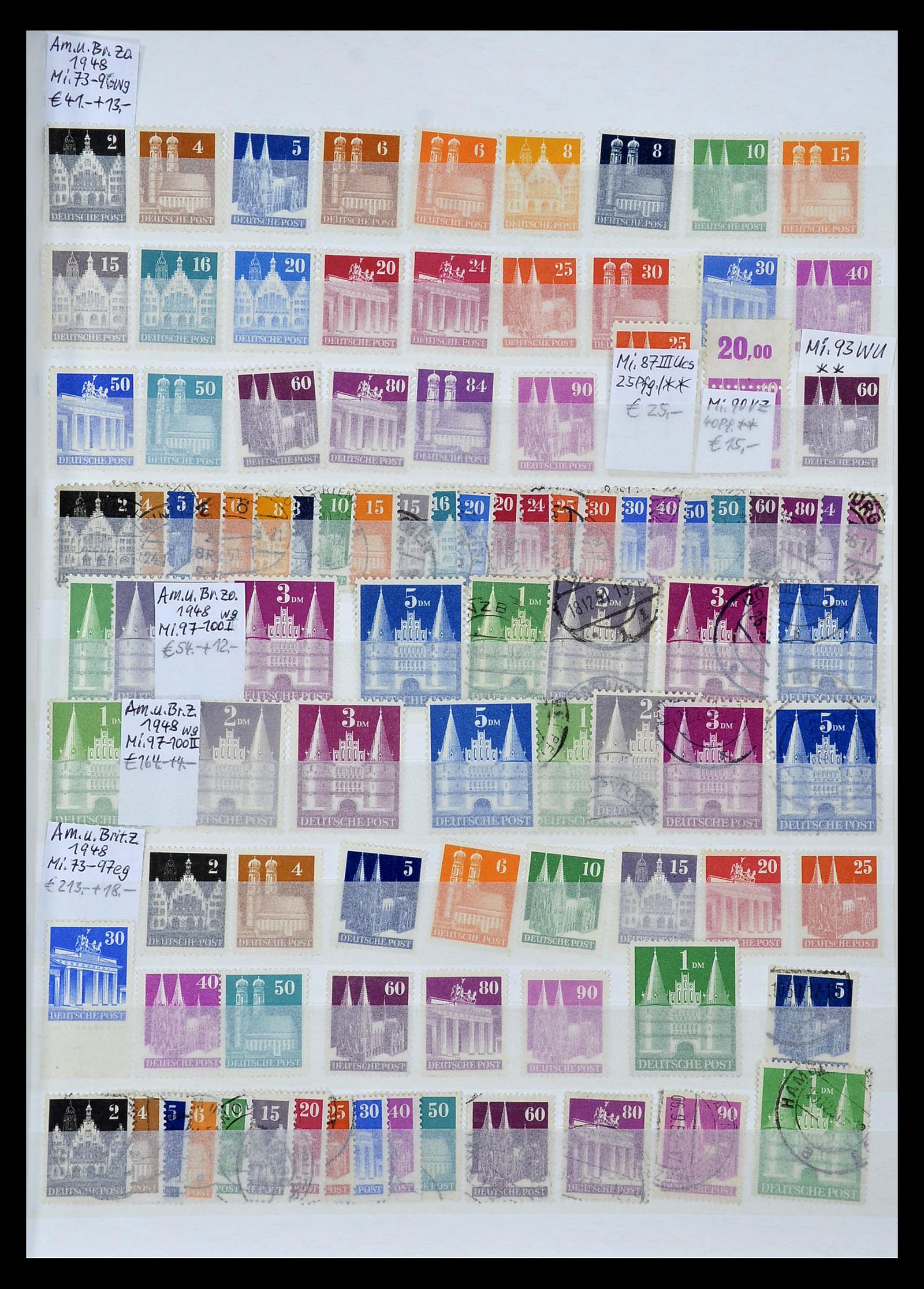 35063 016 - Postzegelverzameling 35063 Duitse Zones 1945-1949.