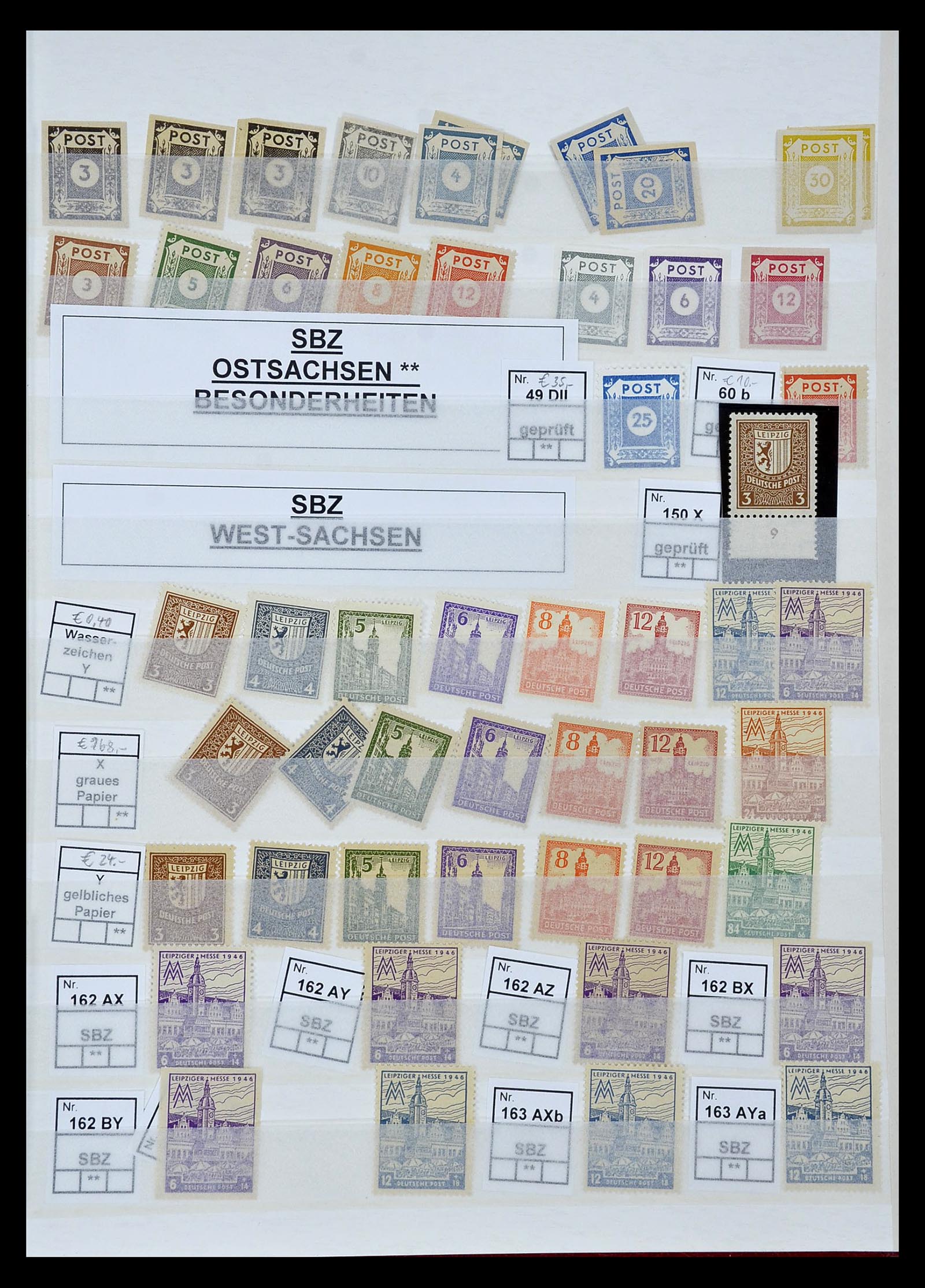 35063 022 - Postzegelverzameling 35063 Duitse Zones 1945-1949.