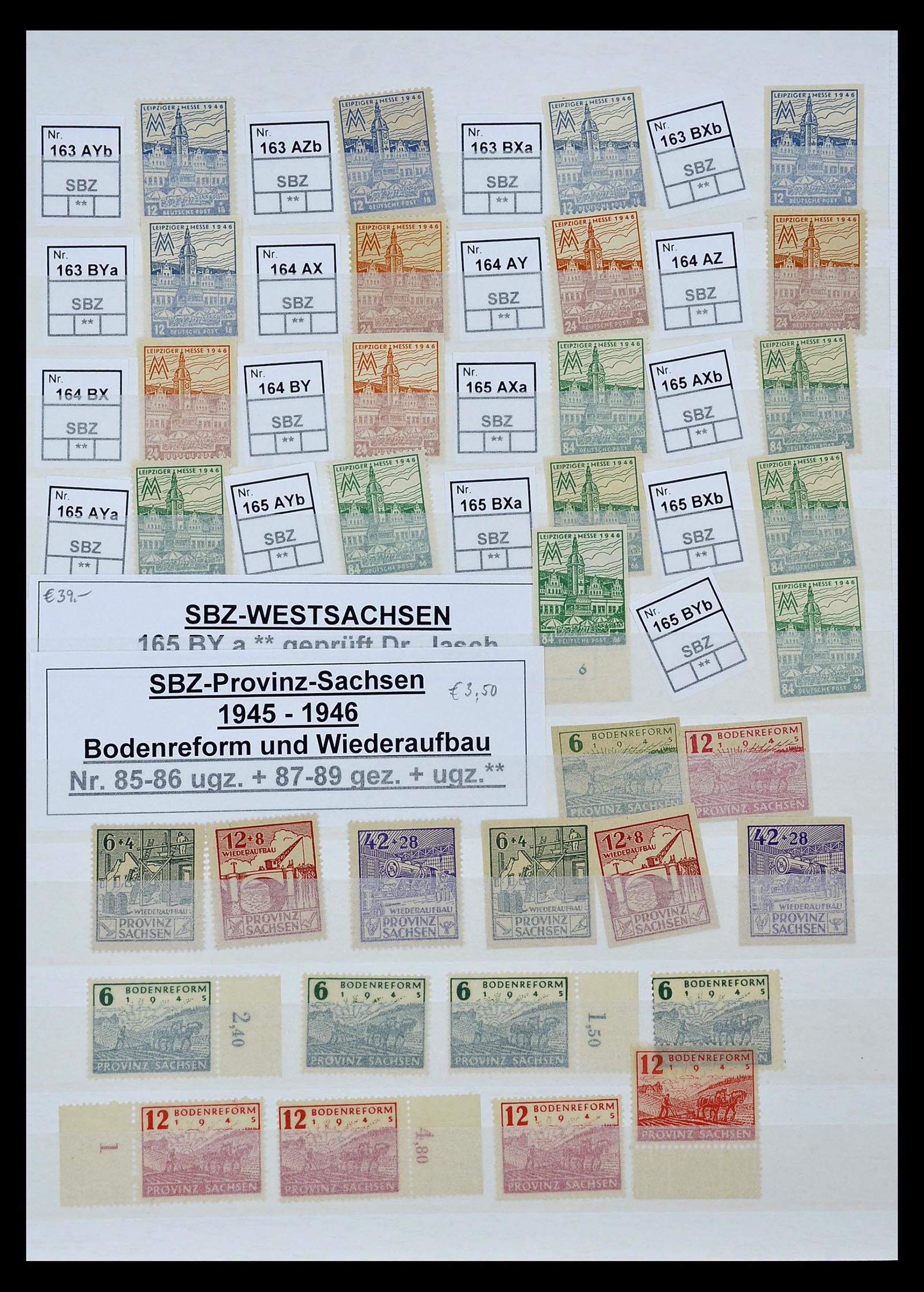 35063 023 - Postzegelverzameling 35063 Duitse Zones 1945-1949.