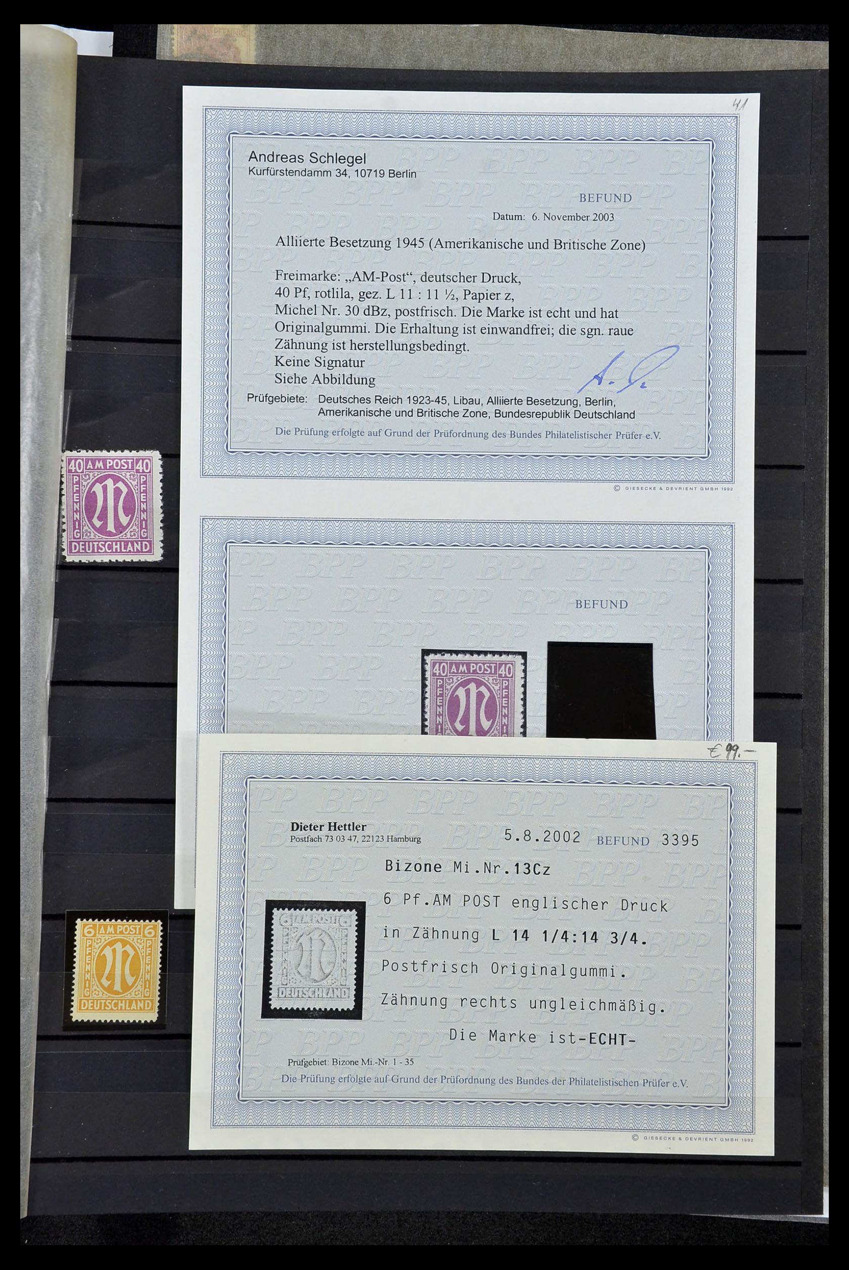 35063 029 - Postzegelverzameling 35063 Duitse Zones 1945-1949.