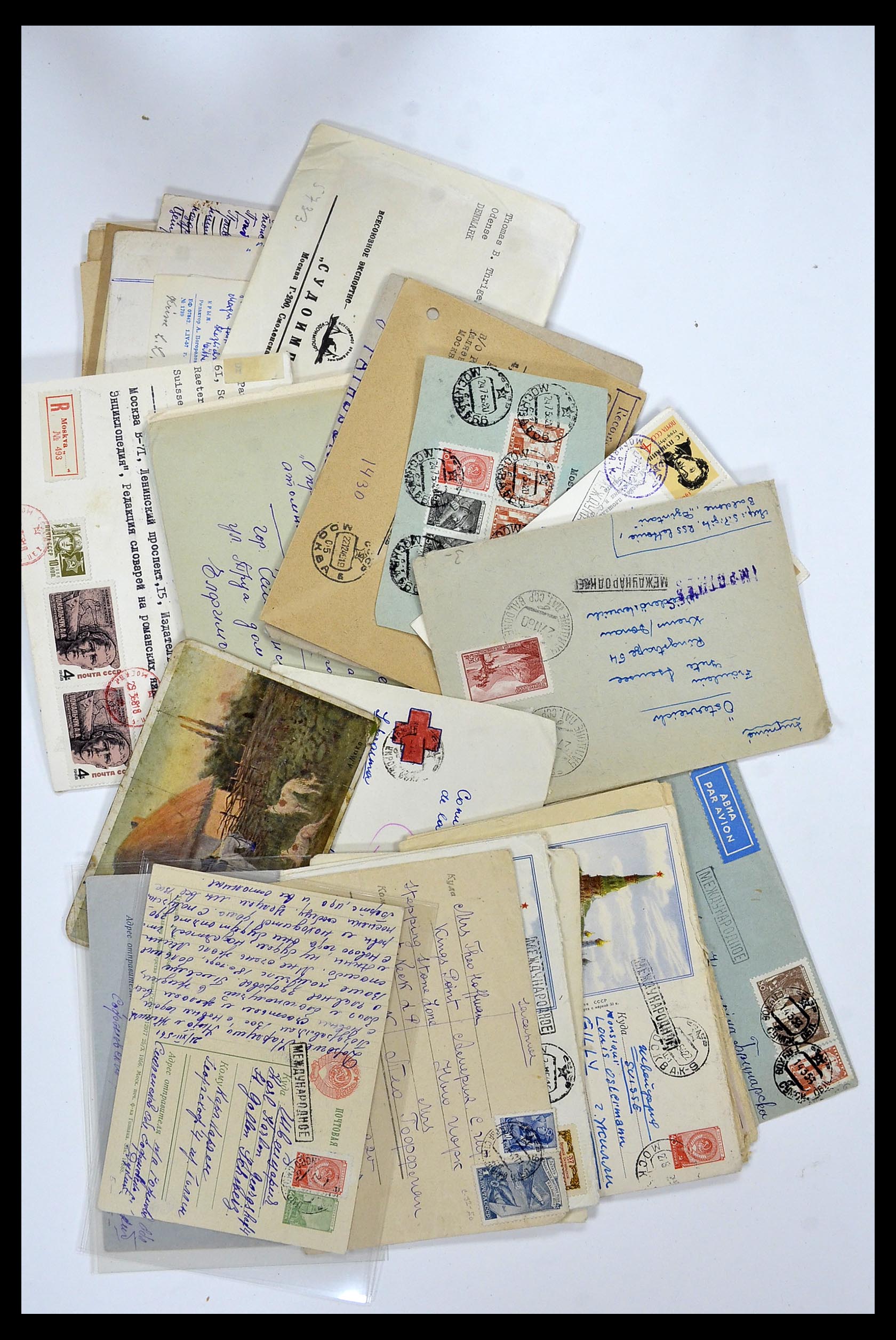 35064 001 - Postzegelverzameling 35064 Rusland brieven 1900-2000.