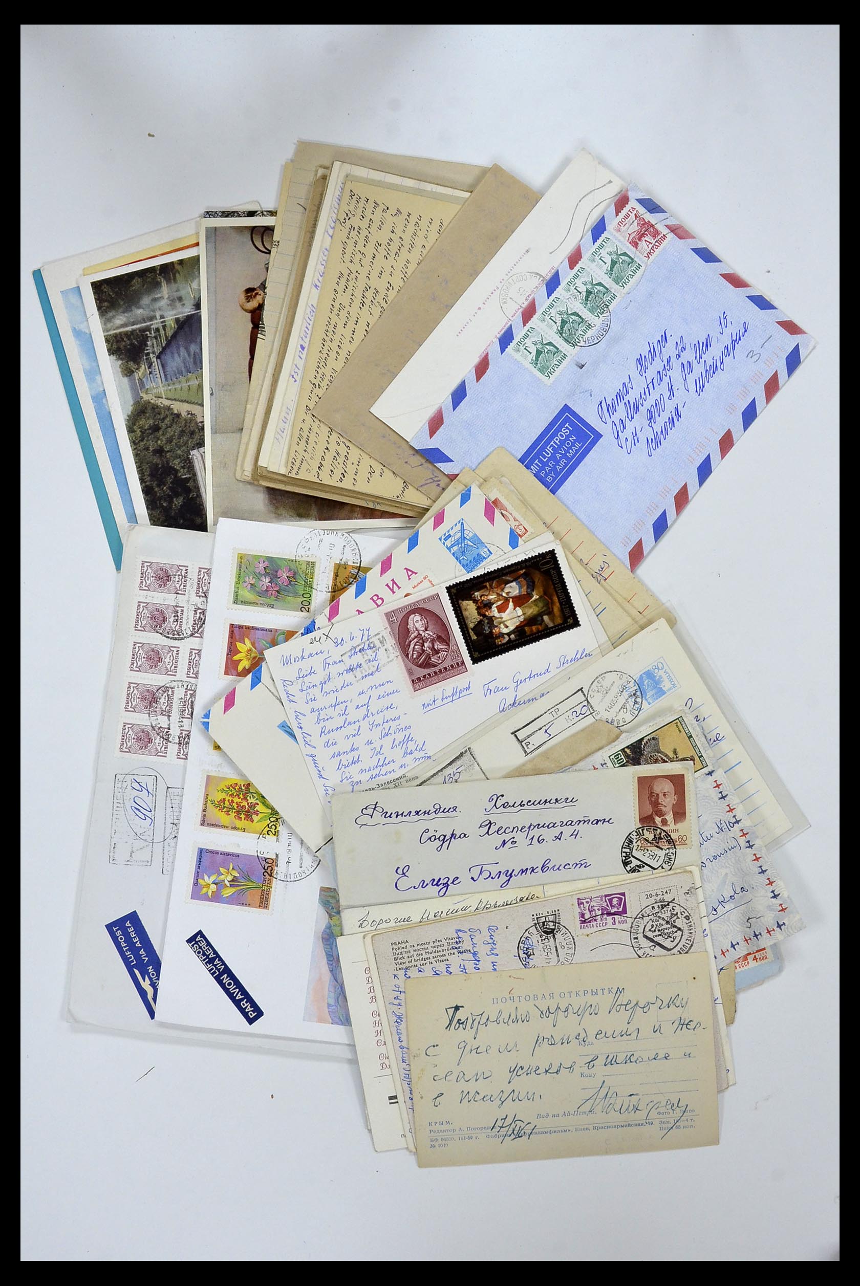 35064 007 - Postzegelverzameling 35064 Rusland brieven 1900-2000.