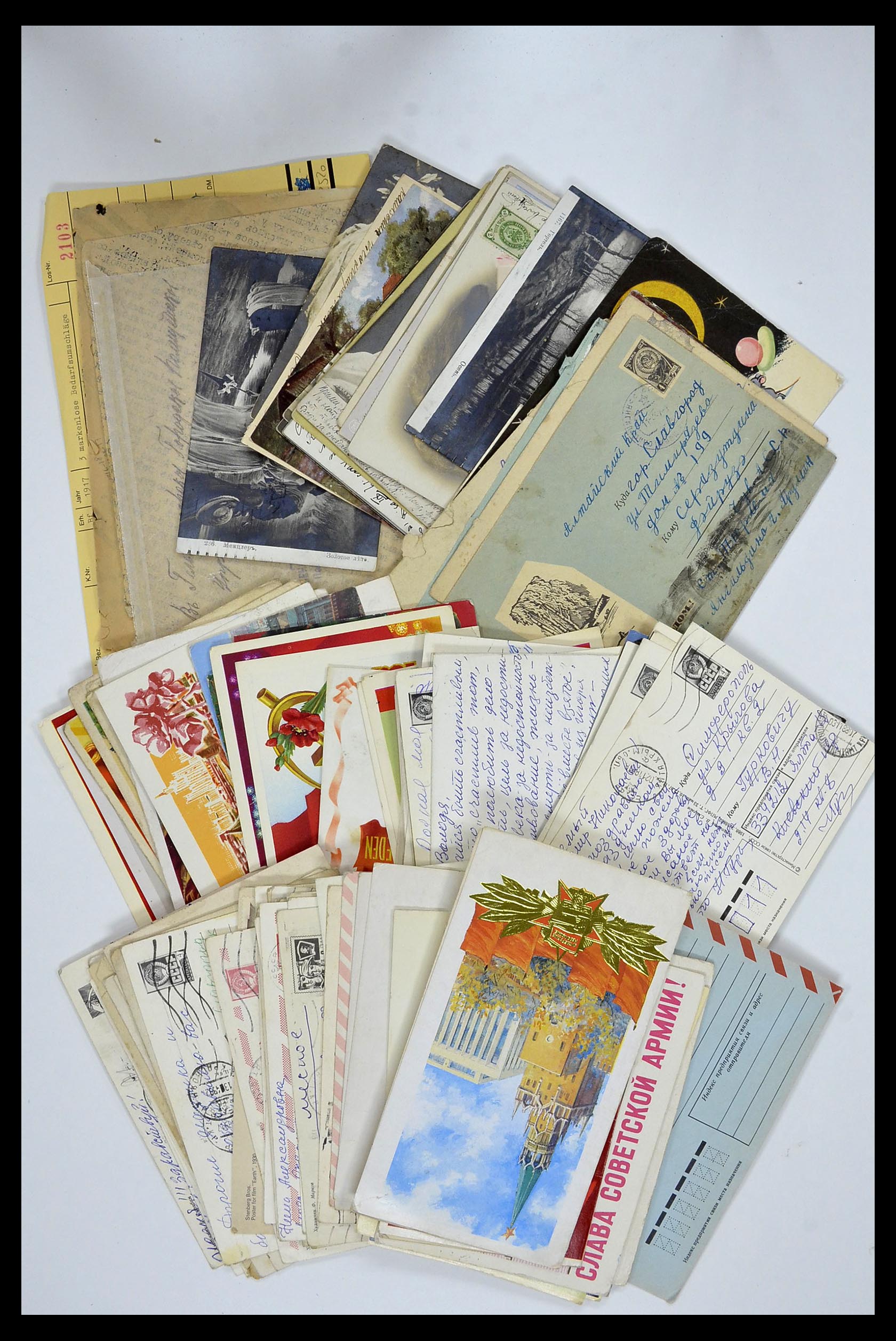 35064 009 - Postzegelverzameling 35064 Rusland brieven 1900-2000.