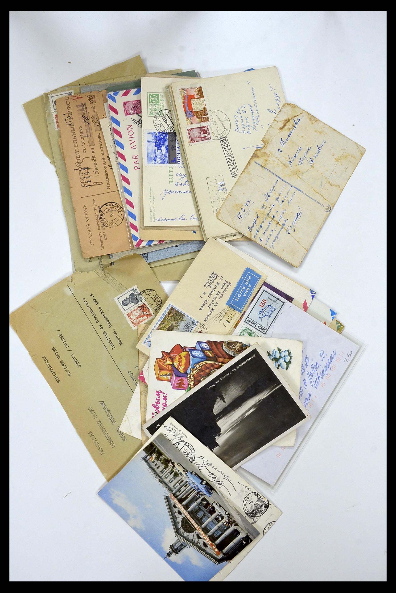 35064 010 - Postzegelverzameling 35064 Rusland brieven 1900-2000.
