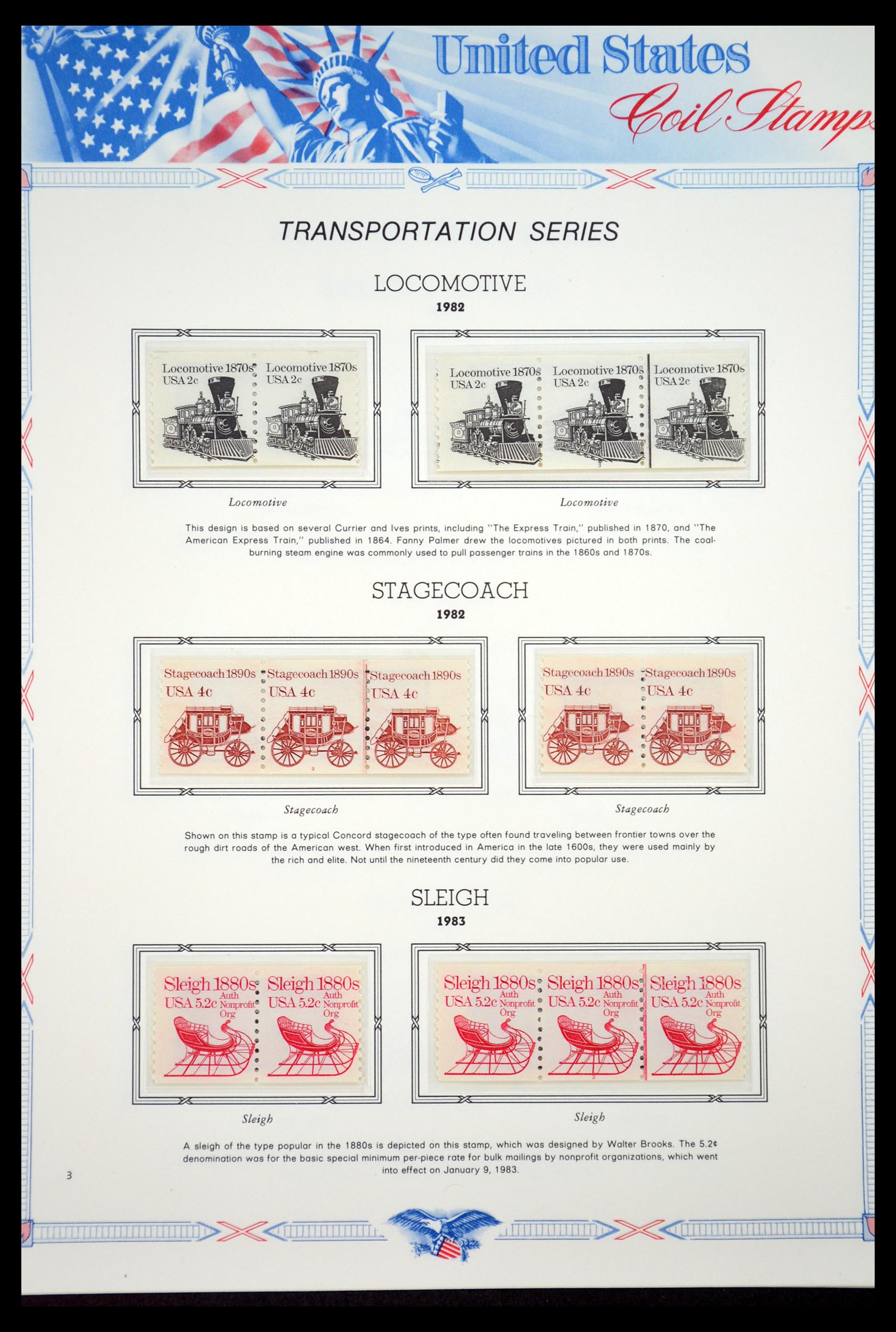 35066 364 - Stamp Collection 35066 USA 1965-2004.