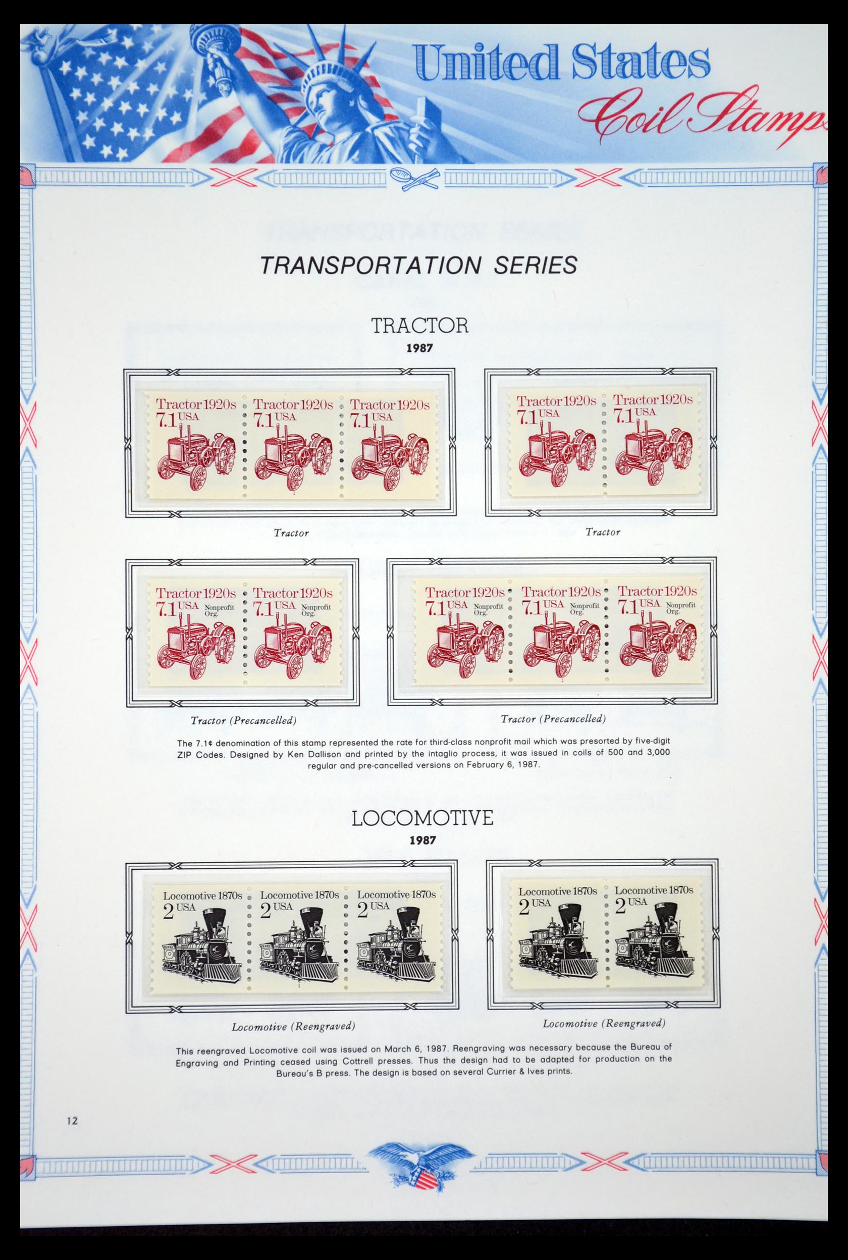 35066 374 - Stamp Collection 35066 USA 1965-2004.