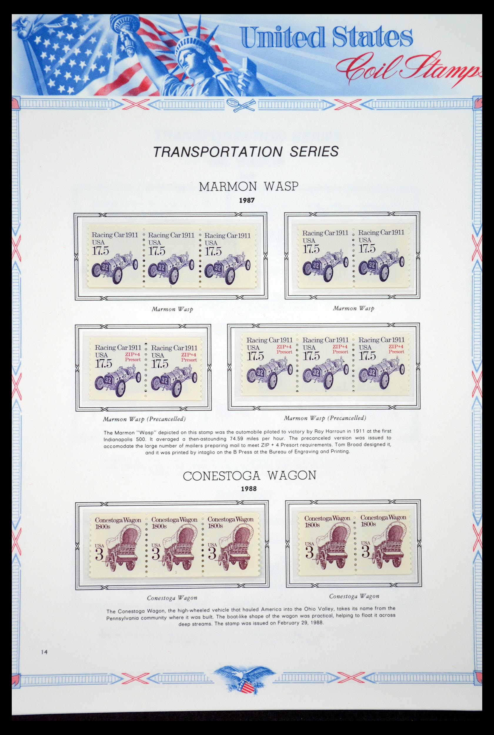 35066 376 - Stamp Collection 35066 USA 1965-2004.
