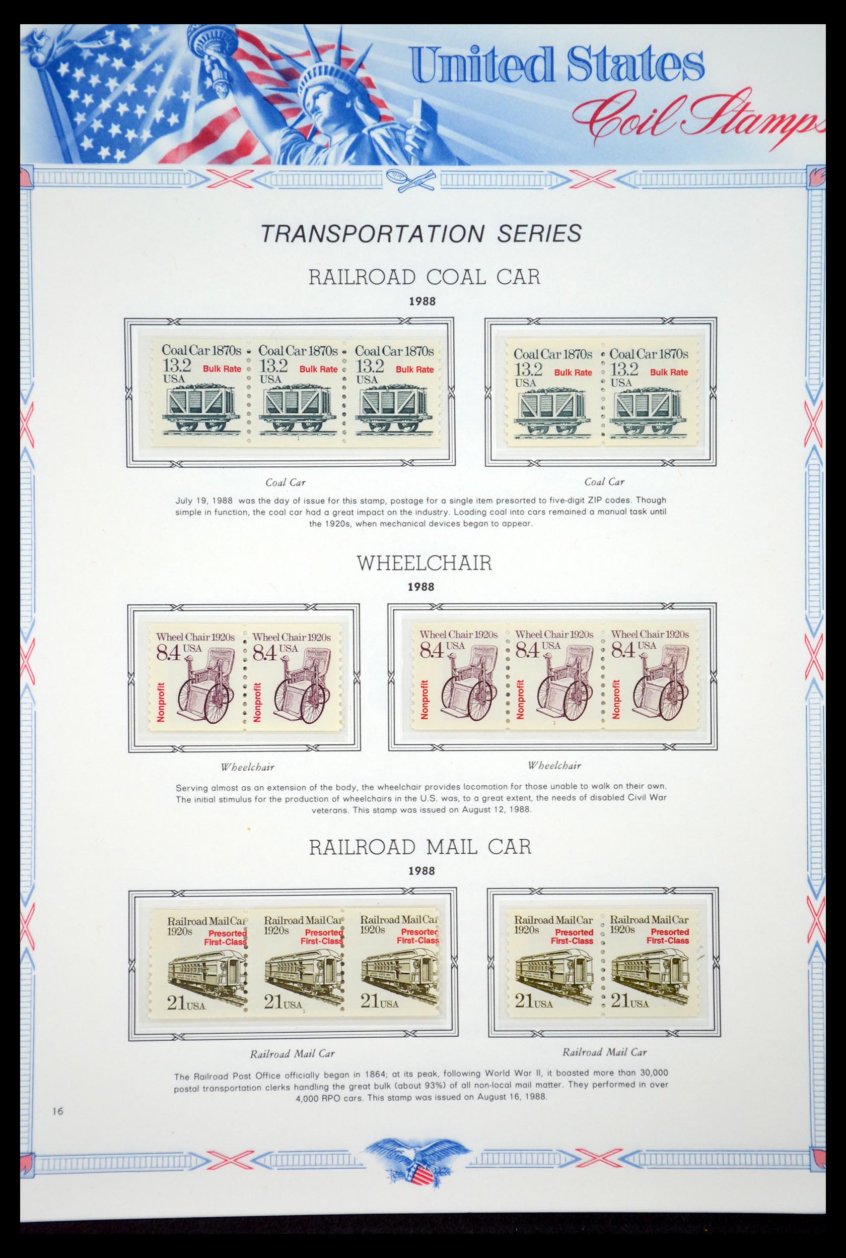 35066 378 - Stamp Collection 35066 USA 1965-2004.