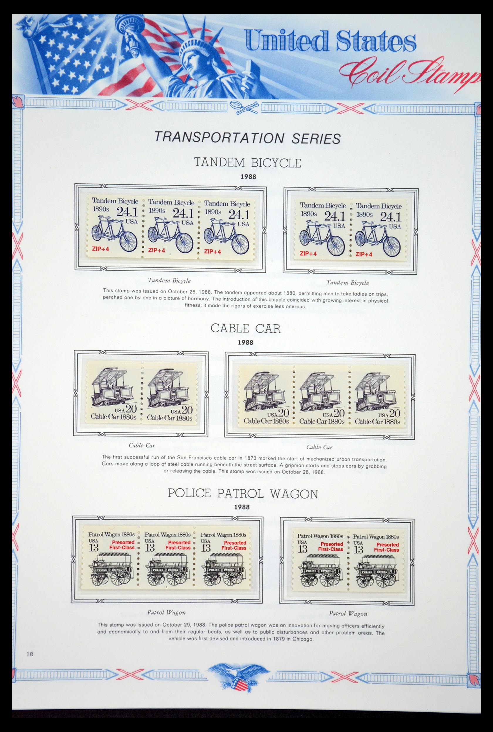35066 380 - Stamp Collection 35066 USA 1965-2004.