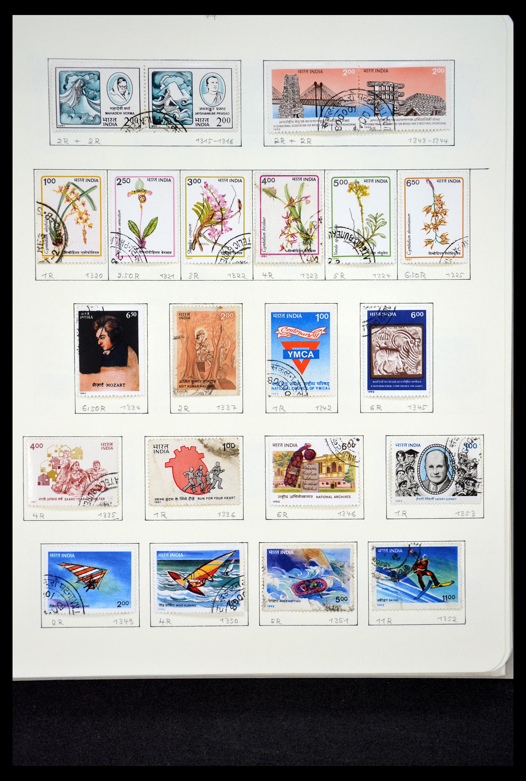 35067 060 - Postzegelverzameling 35067 India 1947-2016!!