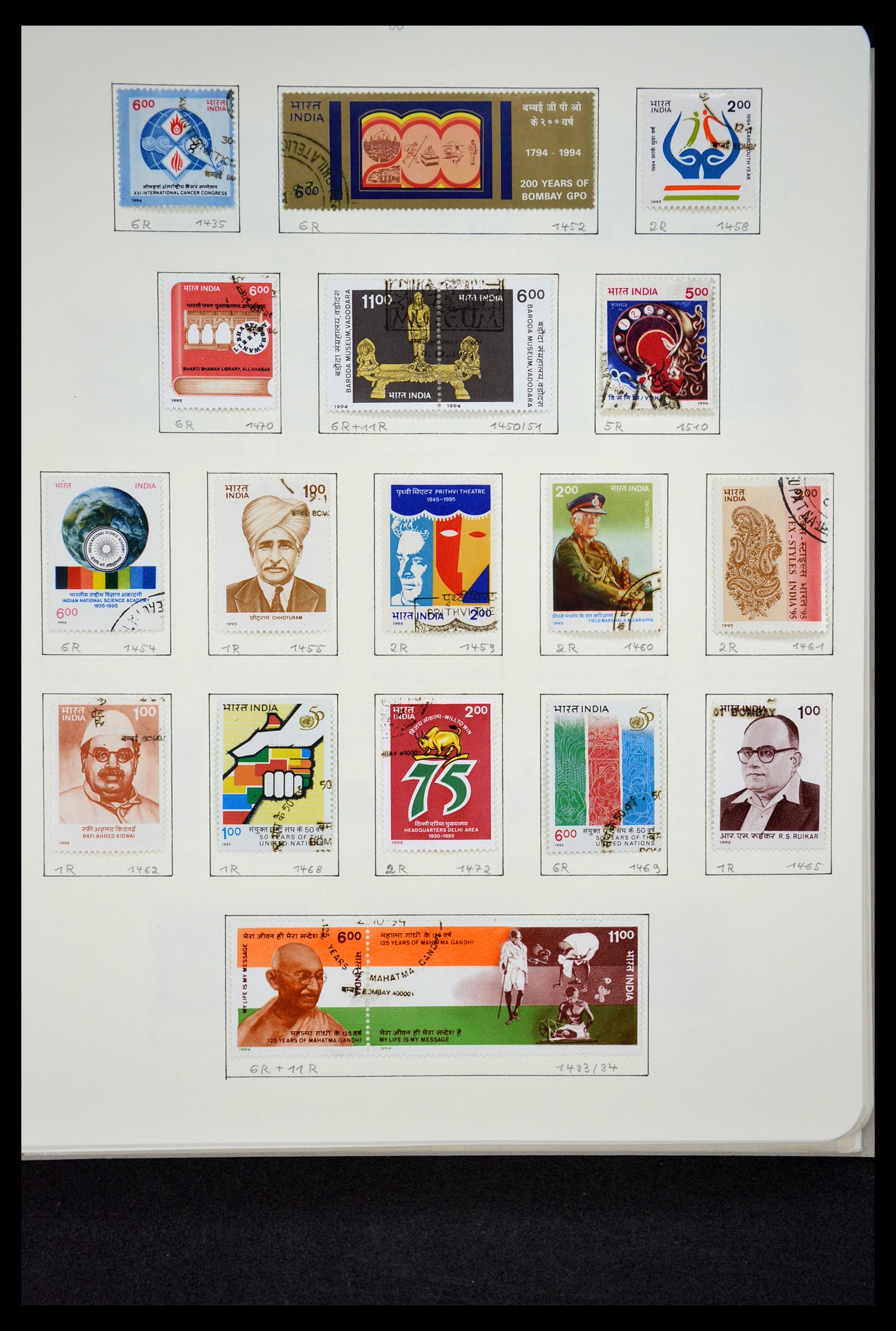 35067 066 - Stamp Collection 35067 India 1947-2016!!