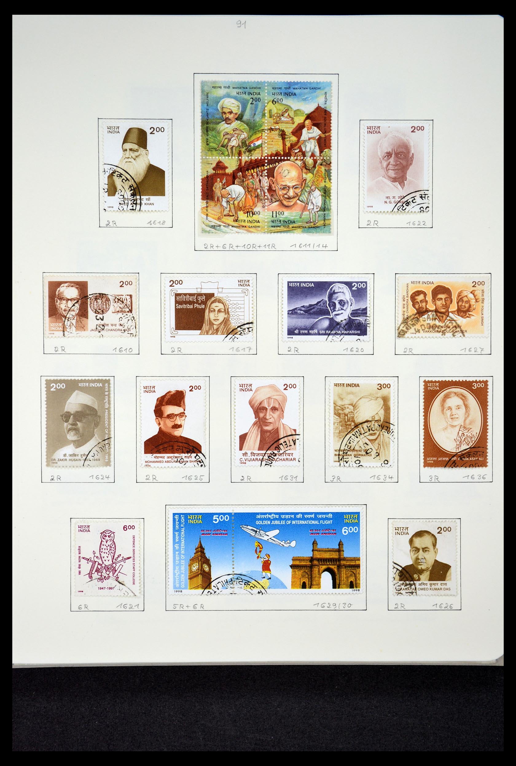35067 077 - Postzegelverzameling 35067 India 1947-2016!!