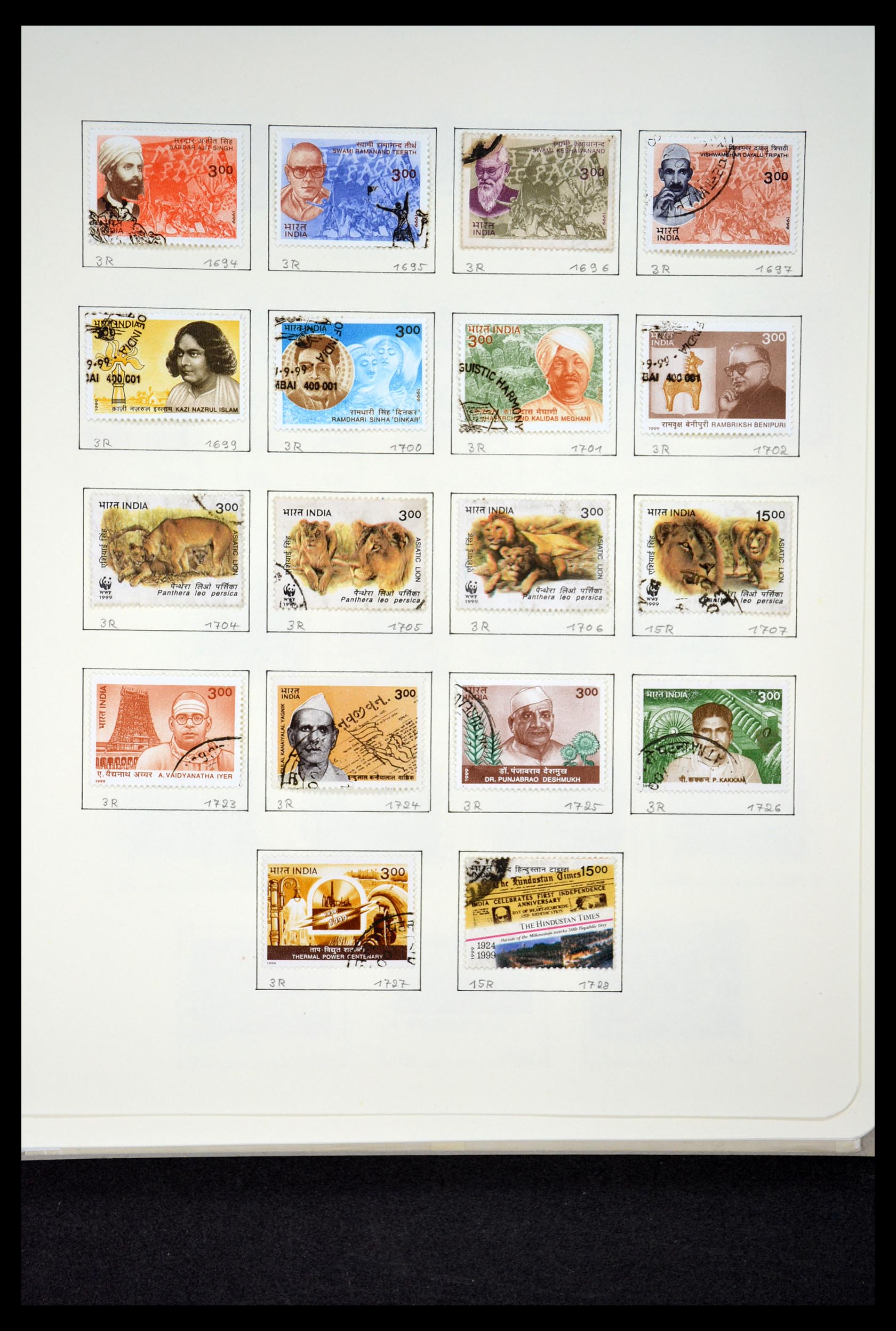 35067 082 - Stamp Collection 35067 India 1947-2016!!