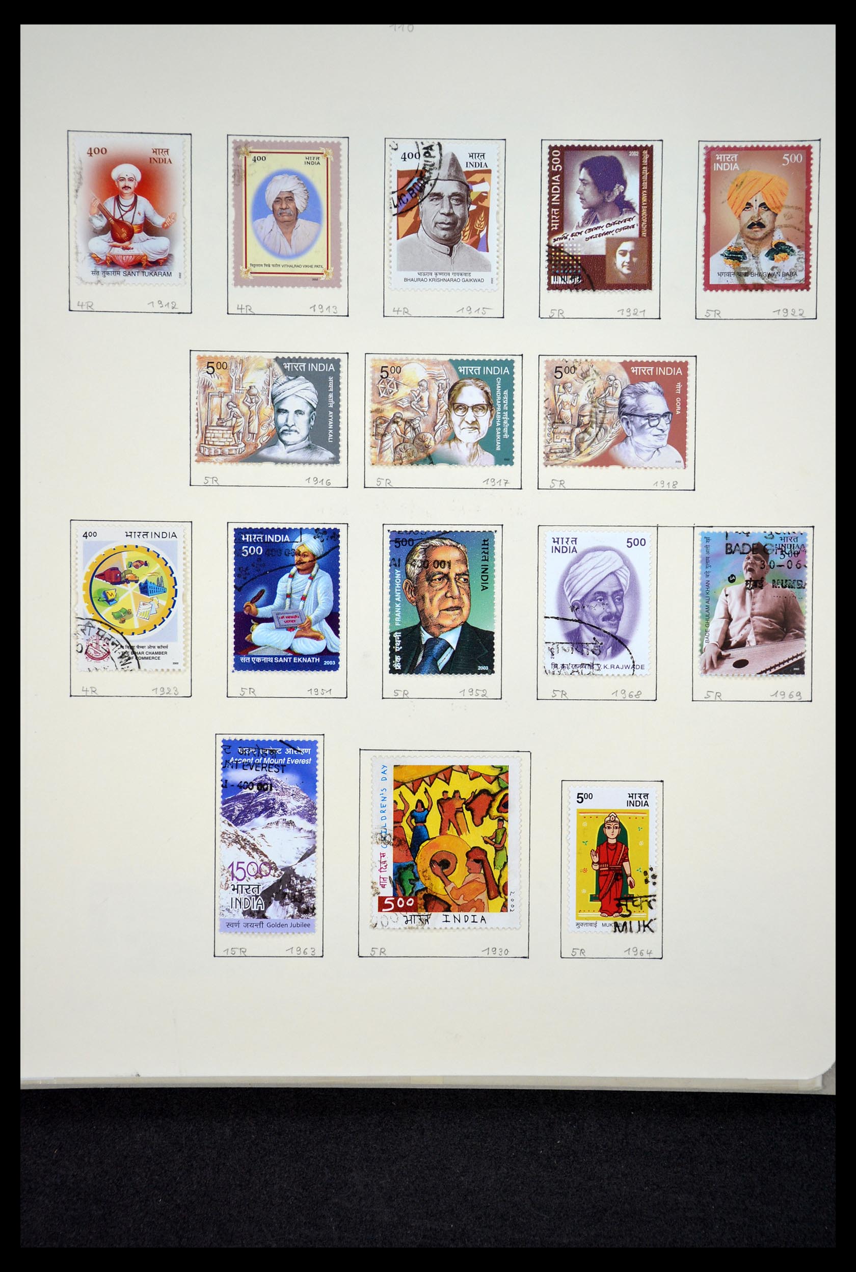35067 096 - Postzegelverzameling 35067 India 1947-2016!!