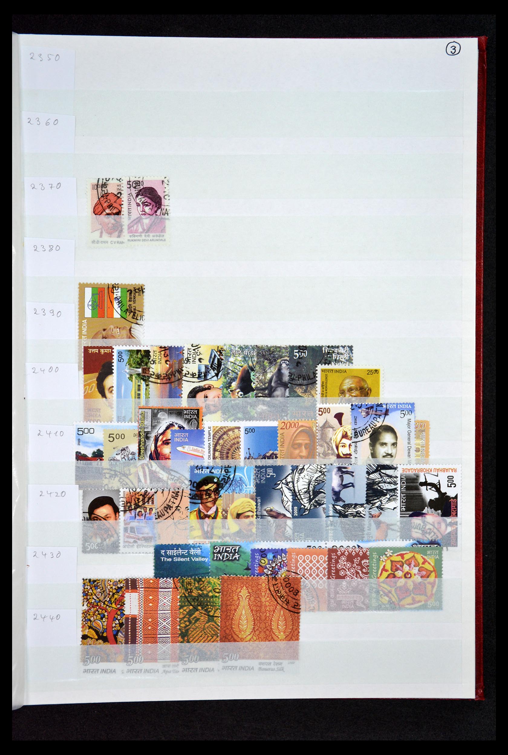 35067 128 - Postzegelverzameling 35067 India 1947-2016!!