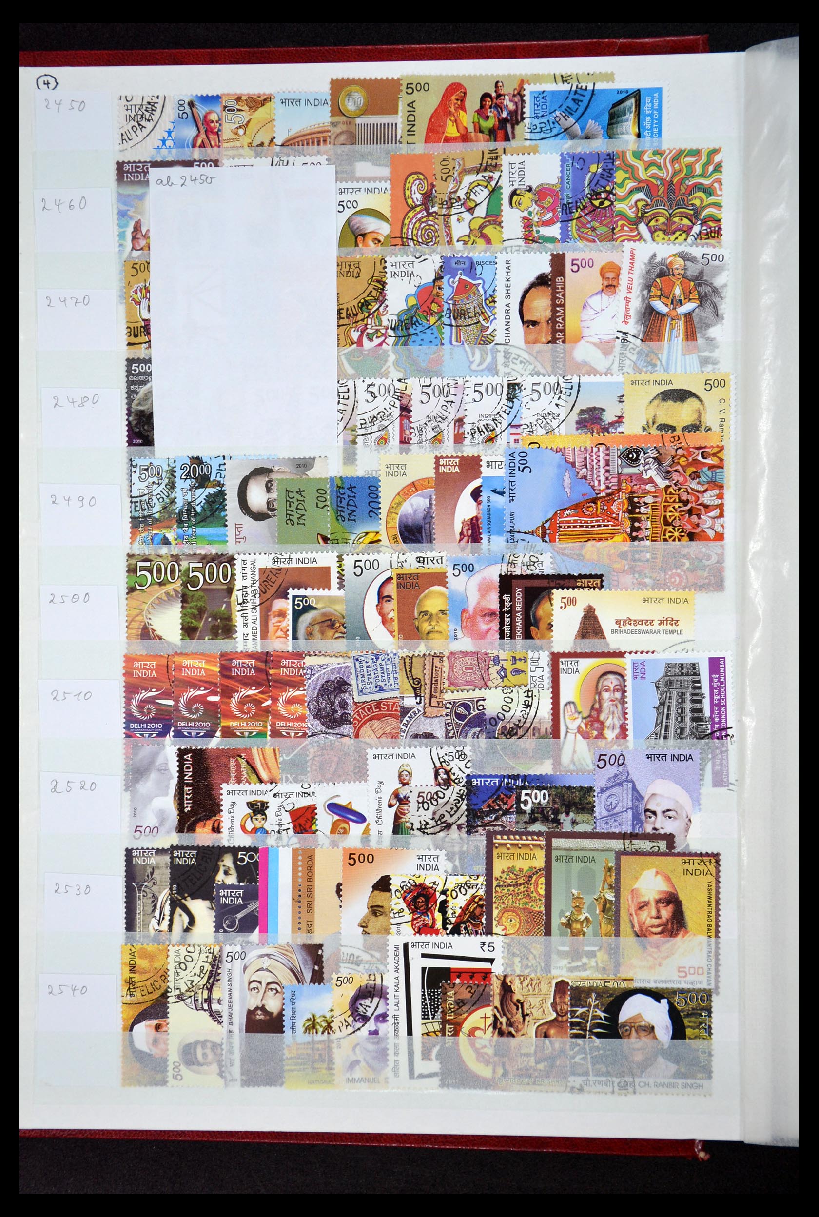 35067 130 - Postzegelverzameling 35067 India 1947-2016!!