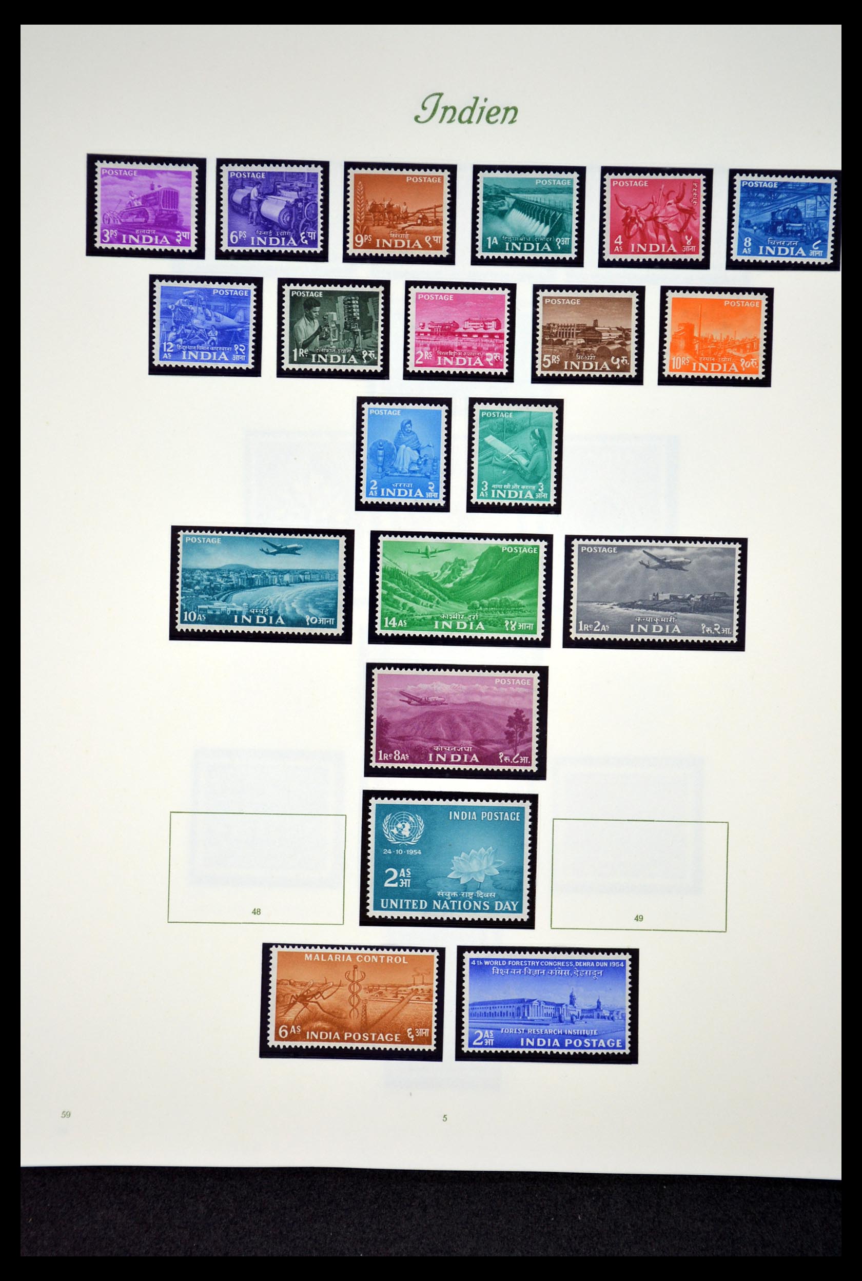 35067 150 - Postzegelverzameling 35067 India 1947-2016!!