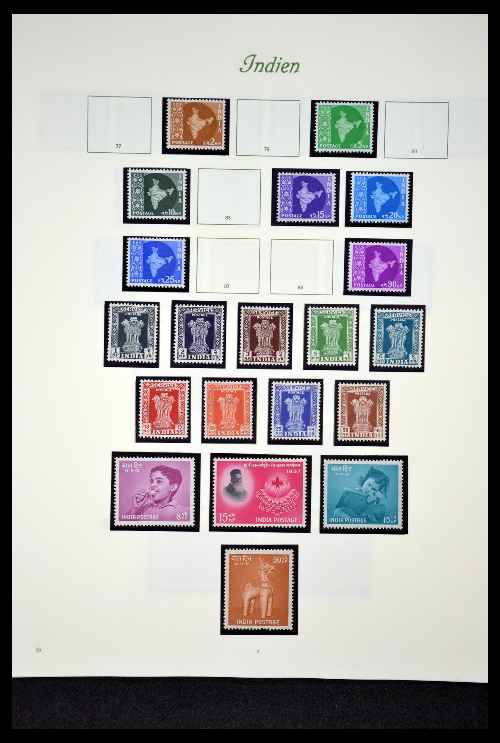 35067 152 - Postzegelverzameling 35067 India 1947-2016!!